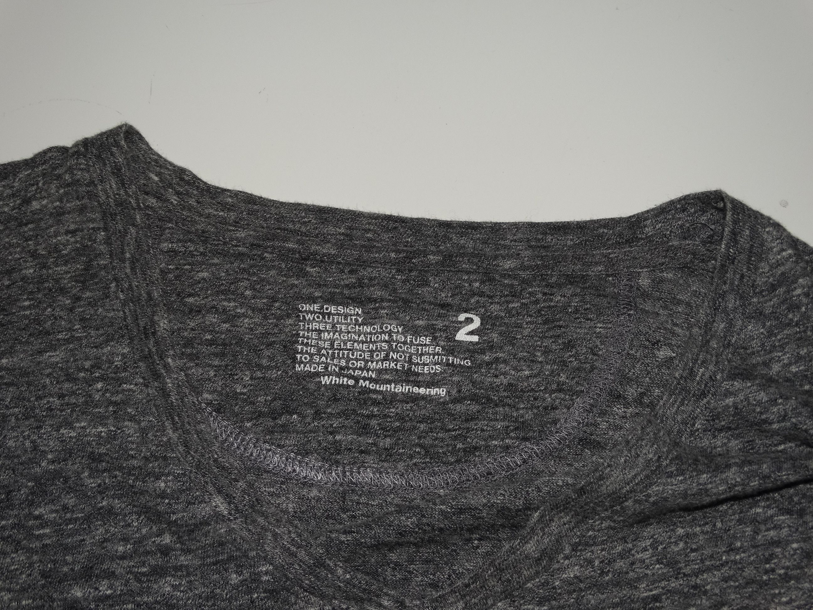 White Mountaineering U37 army tactic type loose 3/4 sleeves pockets tee japan M Size US M / EU 48-50 / 2 - 3 Thumbnail