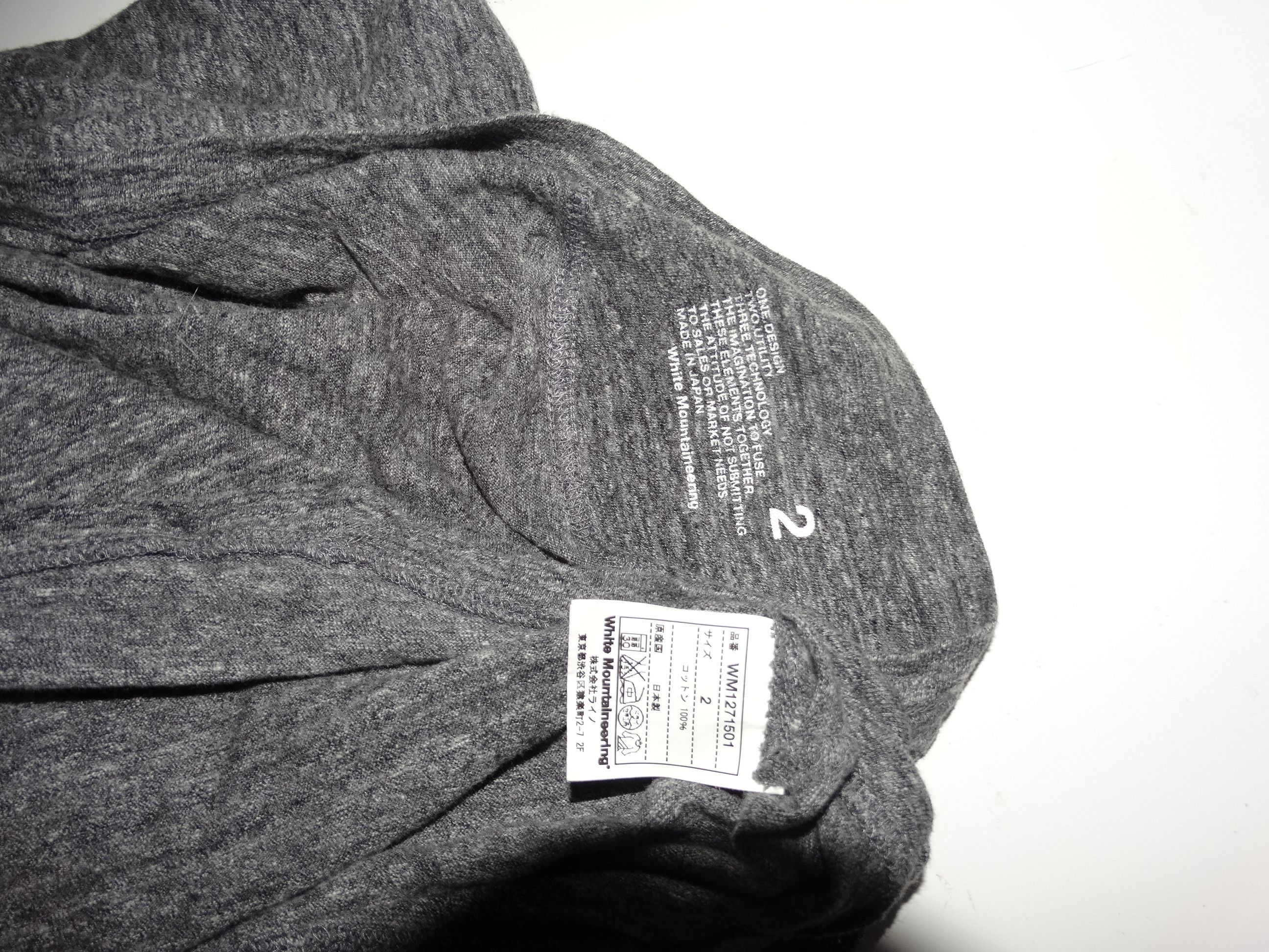 White Mountaineering U37 army tactic type loose 3/4 sleeves pockets tee japan M Size US M / EU 48-50 / 2 - 9 Thumbnail