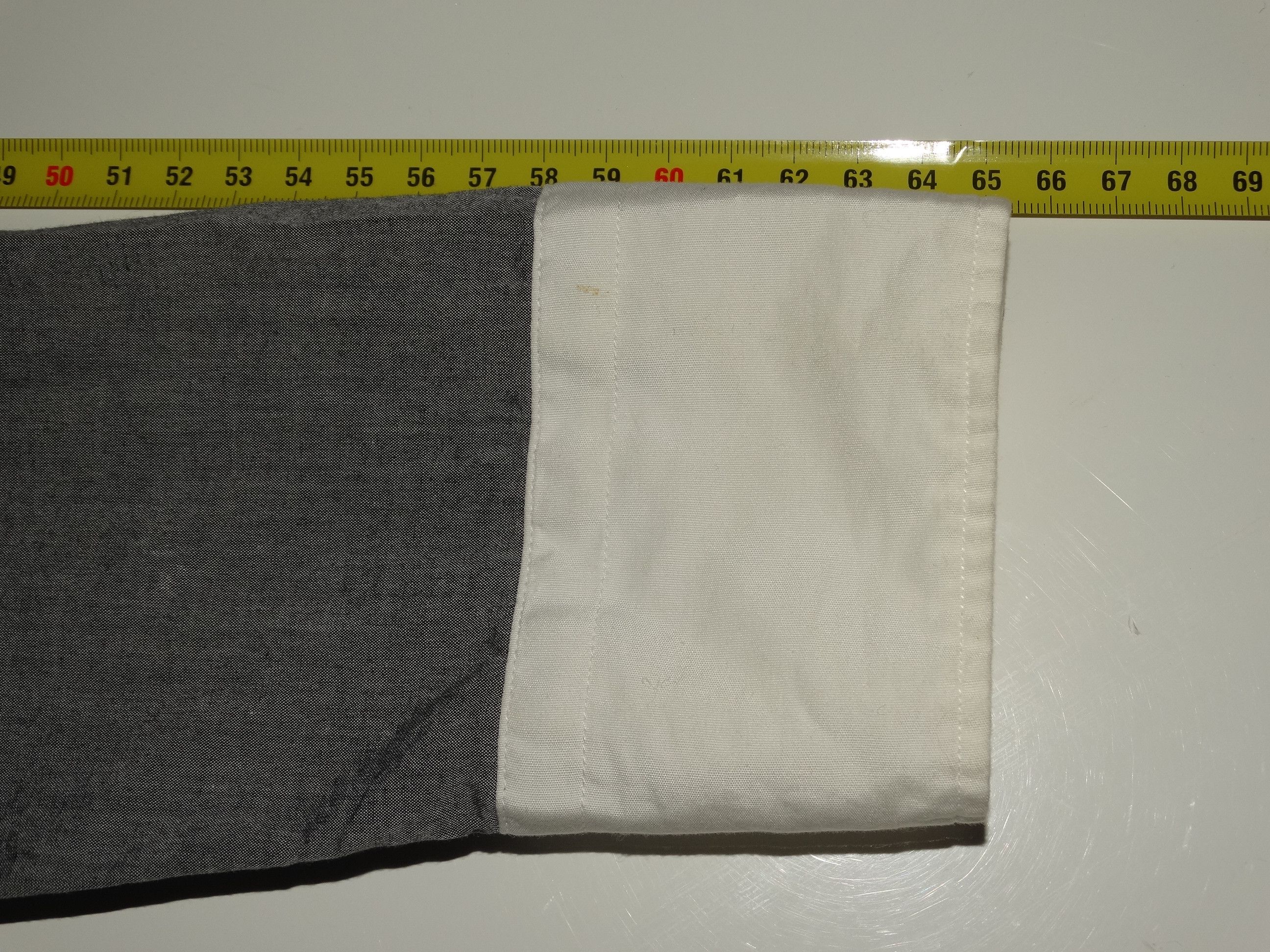 Paul Smith × Paul Smith Red Ear G9 Paul Smith Grey white collar cuffs shirt cotton M Size US M / EU 48-50 / 2 - 7 Thumbnail