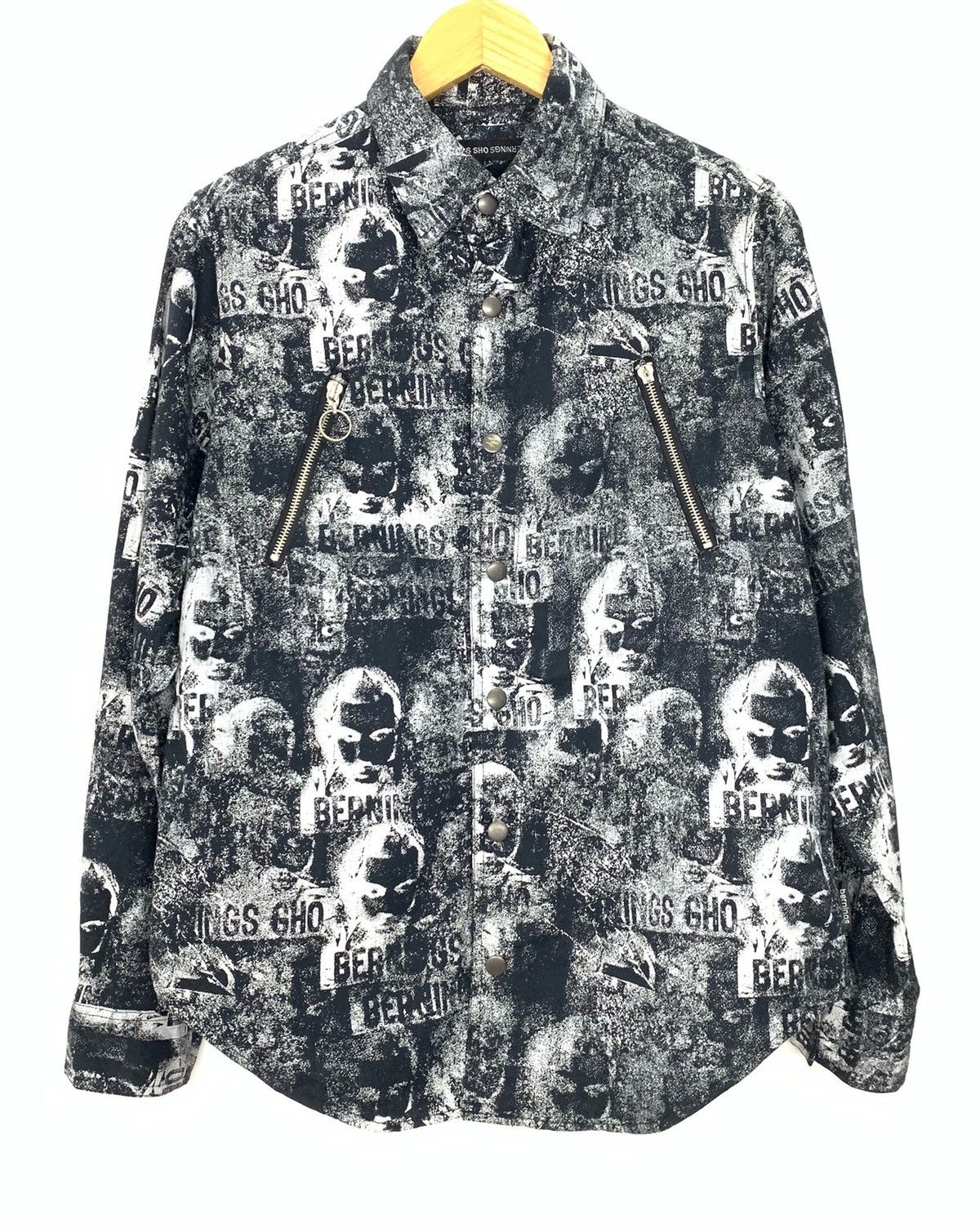 Hysteric Glamour Hysteric Glamour Bernings Sho Newspaper Magazine Punk Shirts Size US S / EU 44-46 / 1 - 1 Thumbnail