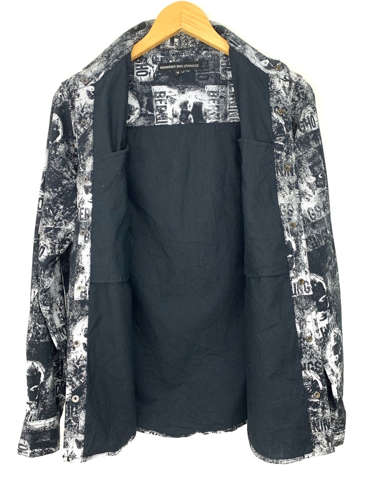 Hysteric Glamour Hysteric Glamour Bernings Sho Newspaper Magazine Punk Shirts Size US S / EU 44-46 / 1 - 7 Thumbnail