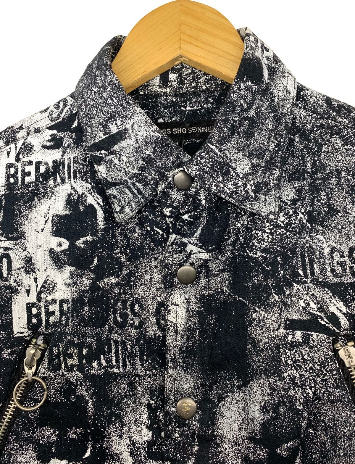 Hysteric Glamour Hysteric Glamour Bernings Sho Newspaper Magazine Punk Shirts Size US S / EU 44-46 / 1 - 3 Thumbnail