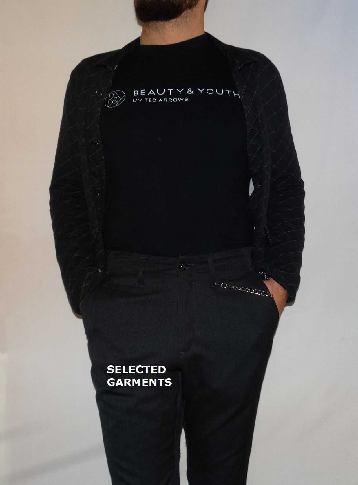 BEAUTY&YOUTH × Japanese Brand × United Arrows H31 Beauty & Youth Black logo tee made in USA S Size US S / EU 44-46 / 1 - 3 Thumbnail