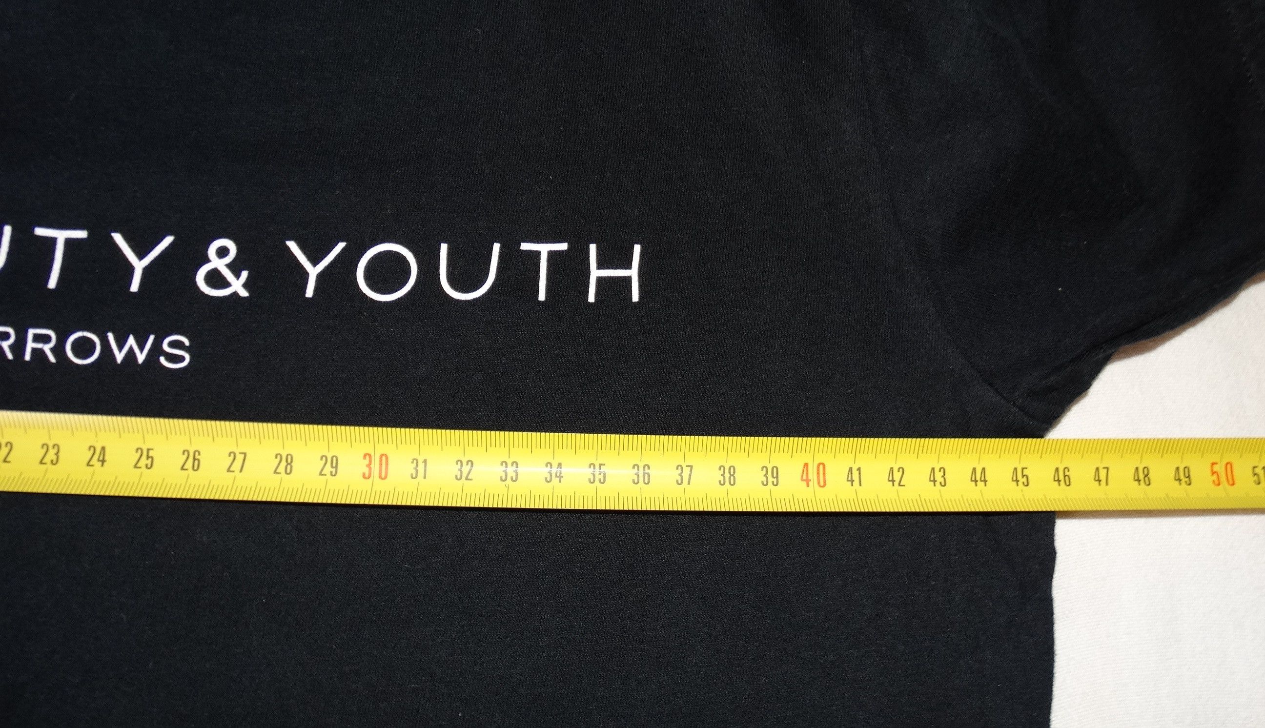 BEAUTY&YOUTH × Japanese Brand × United Arrows H31 Beauty & Youth Black logo tee made in USA S Size US S / EU 44-46 / 1 - 8 Thumbnail