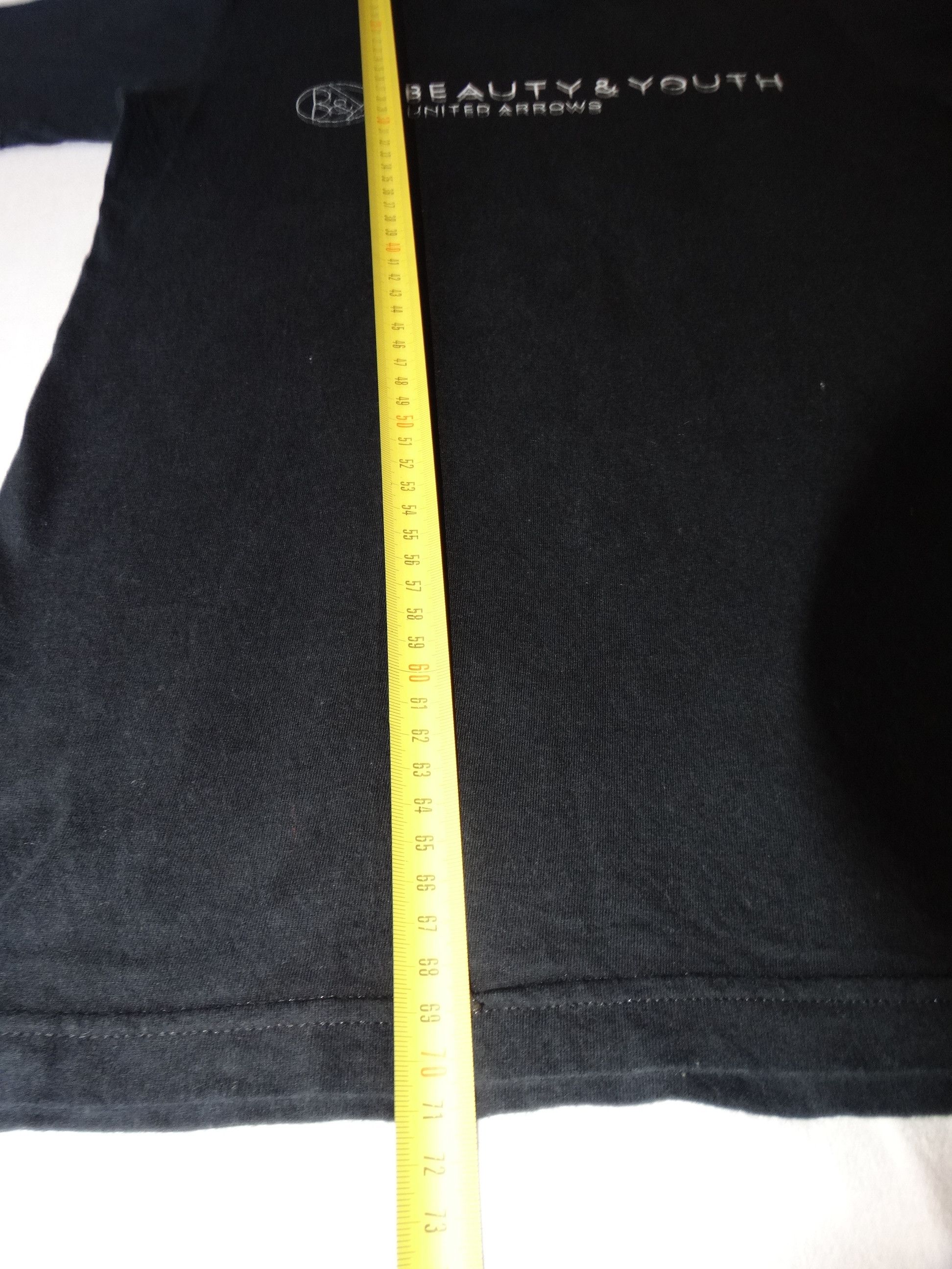 BEAUTY&YOUTH × Japanese Brand × United Arrows H31 Beauty & Youth Black logo tee made in USA S Size US S / EU 44-46 / 1 - 6 Thumbnail