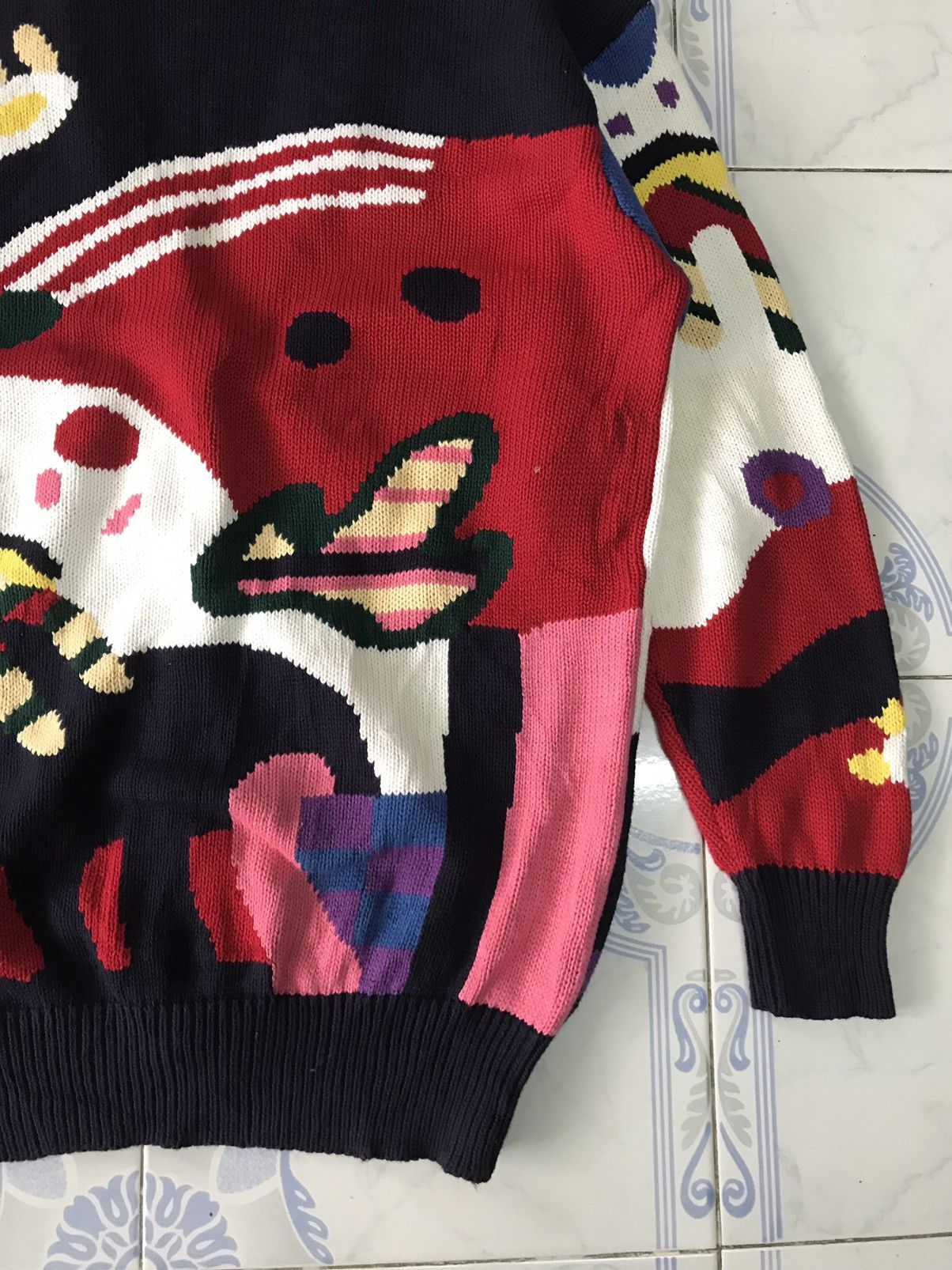 Art Comes First Nice Mucca Mucca Printed Cardigan Size US M / EU 48-50 / 2 - 11 Thumbnail