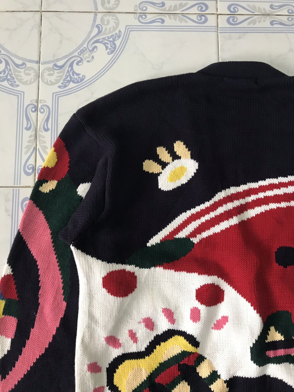 Art Comes First Nice Mucca Mucca Printed Cardigan Size US M / EU 48-50 / 2 - 13 Thumbnail