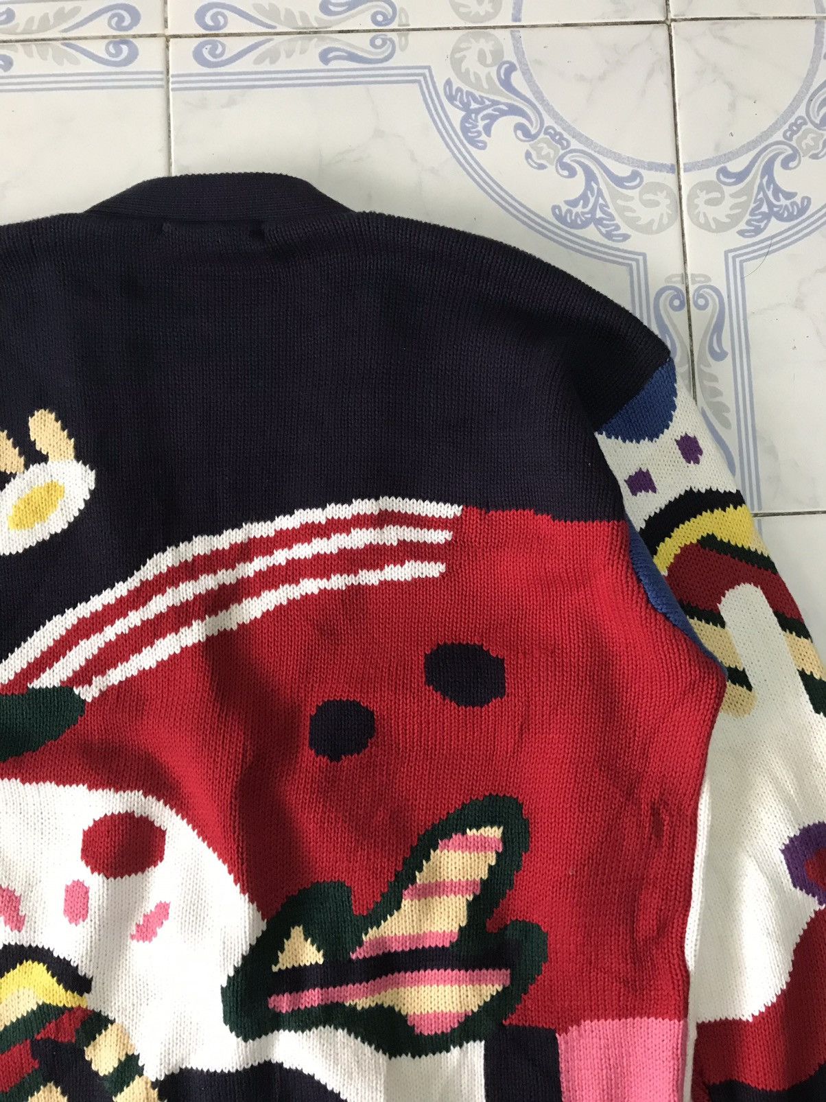 Art Comes First Nice Mucca Mucca Printed Cardigan Size US M / EU 48-50 / 2 - 12 Thumbnail