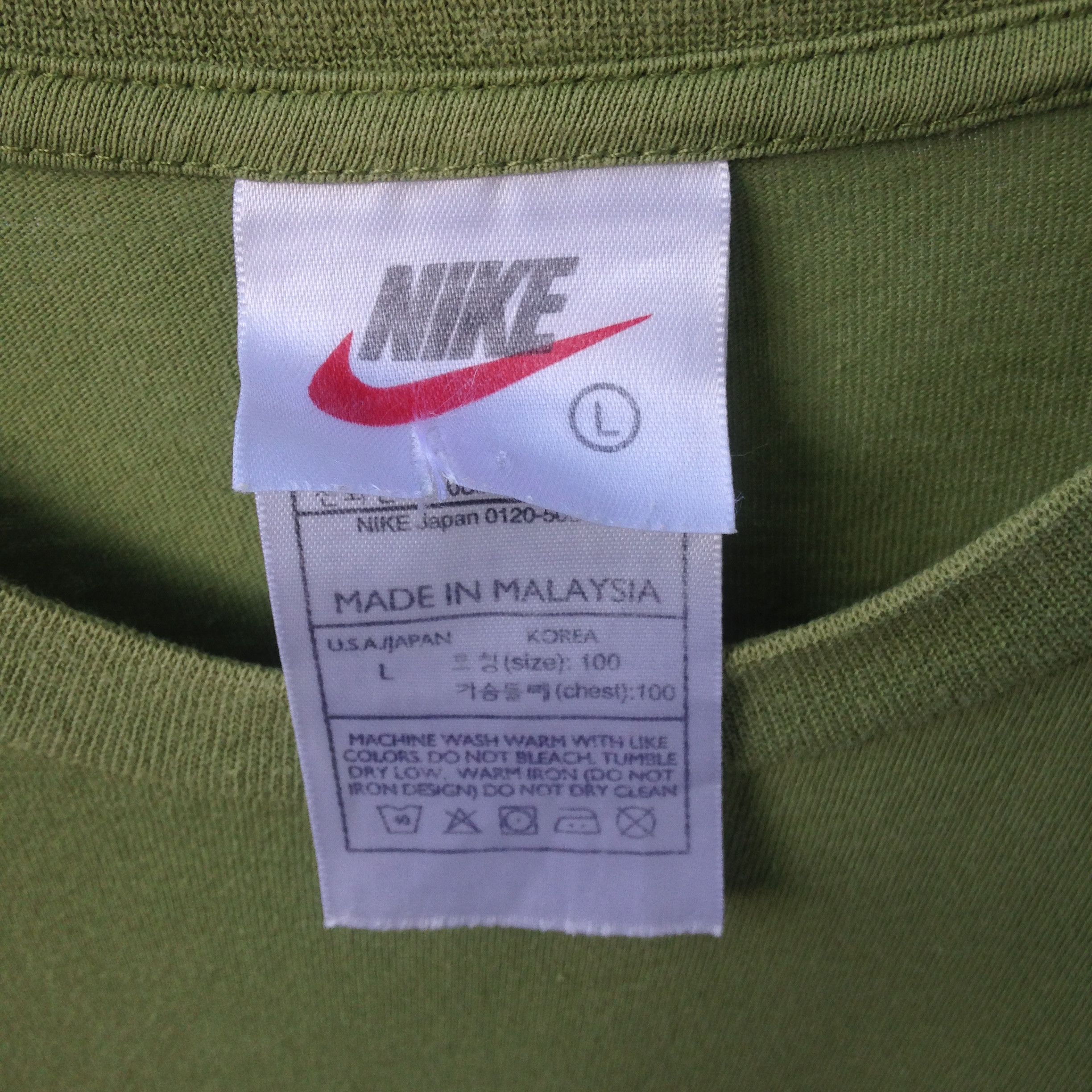 Nike × Vintage Vintage Nike Big Logo Tee Size US L / EU 52-54 / 3 - 4 Thumbnail