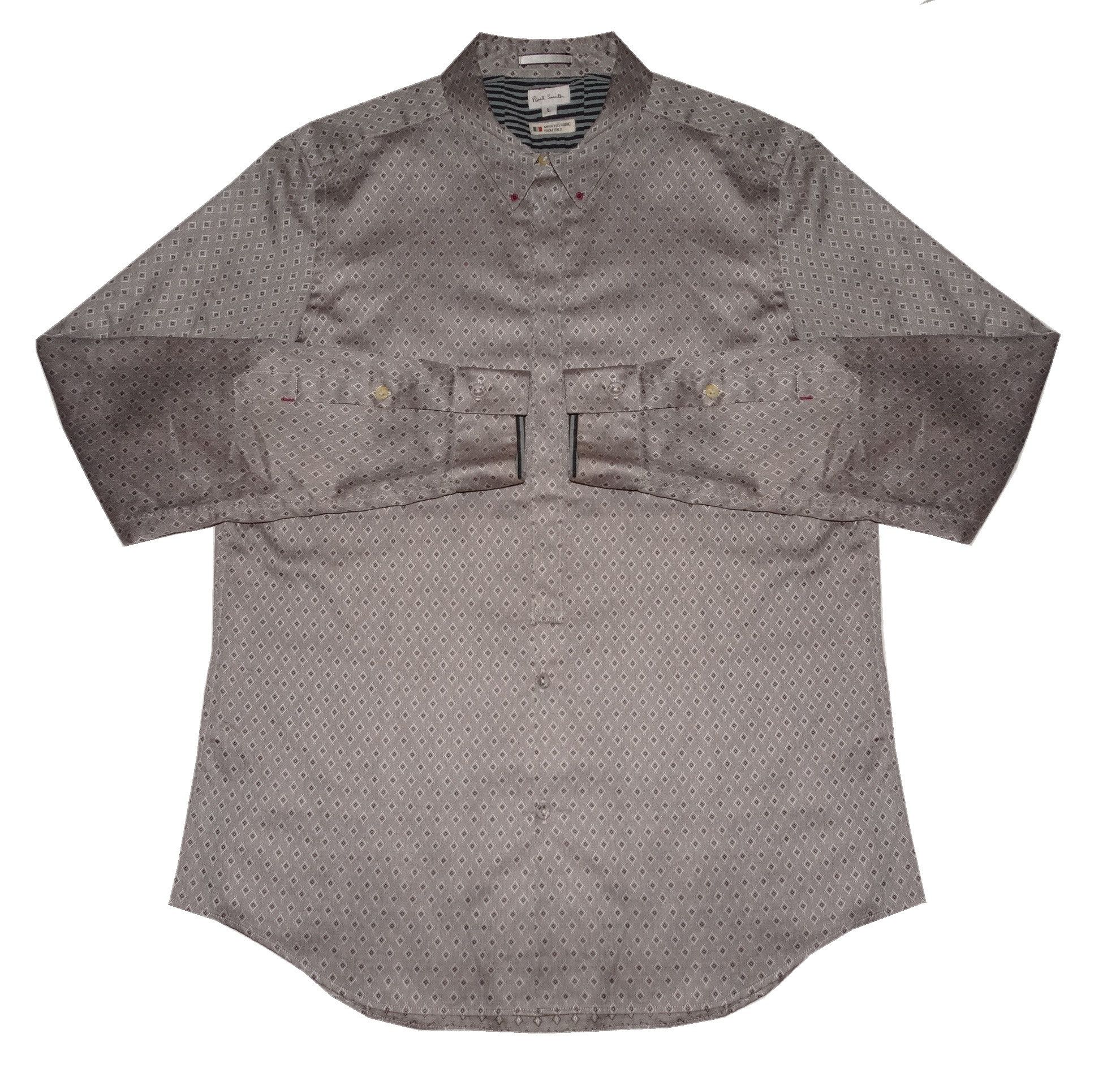 Paul Smith × Paul Smith Red Ear U16 Paul Smith italian monogram design print shirt M/L Size US L / EU 52-54 / 3 - 2 Thumbnail