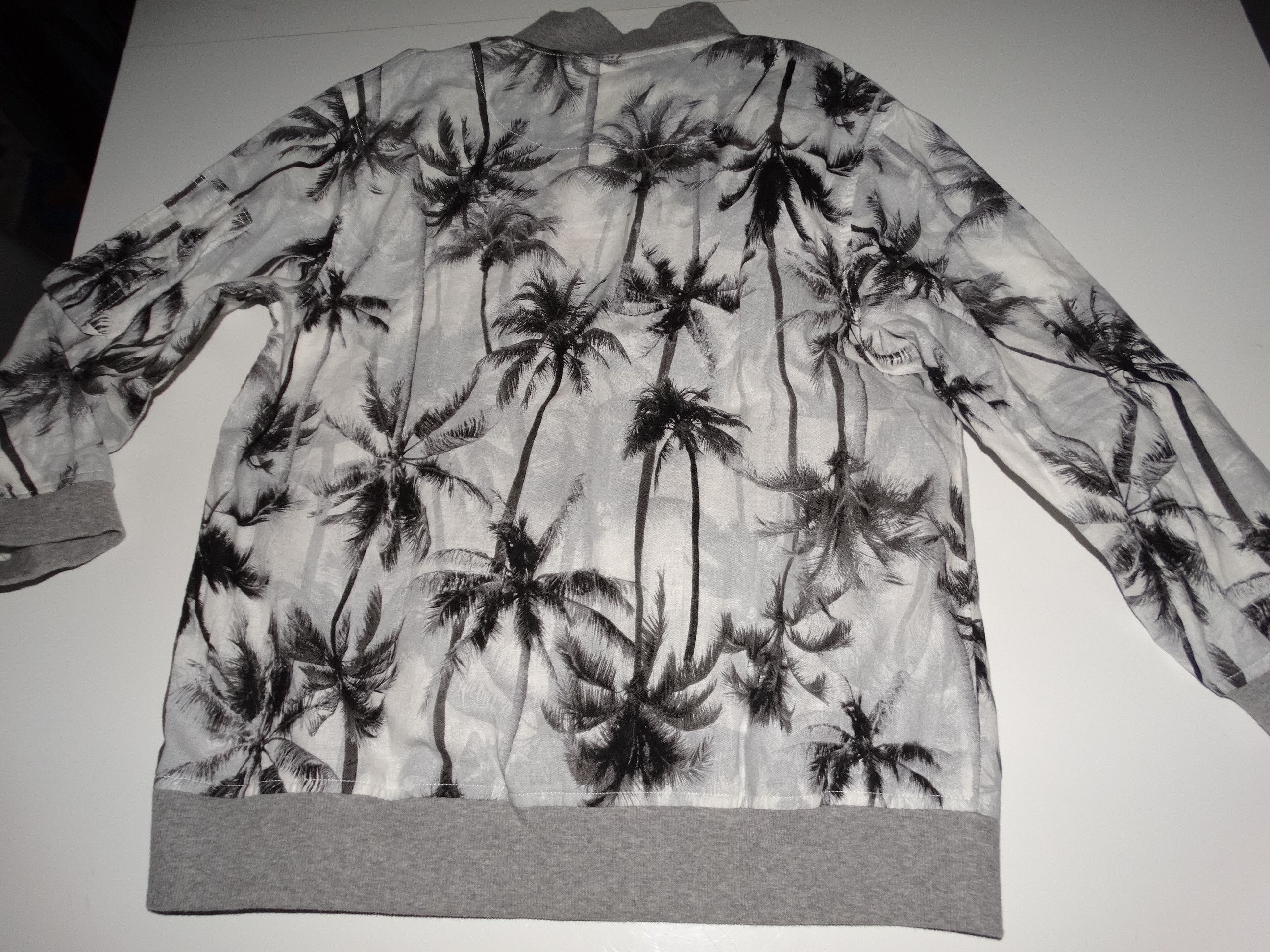 Beams Plus × Japanese Brand Y17 bomber jacket 3/4 sleeves flowers floral heather M/L Size US M / EU 48-50 / 2 - 11 Thumbnail