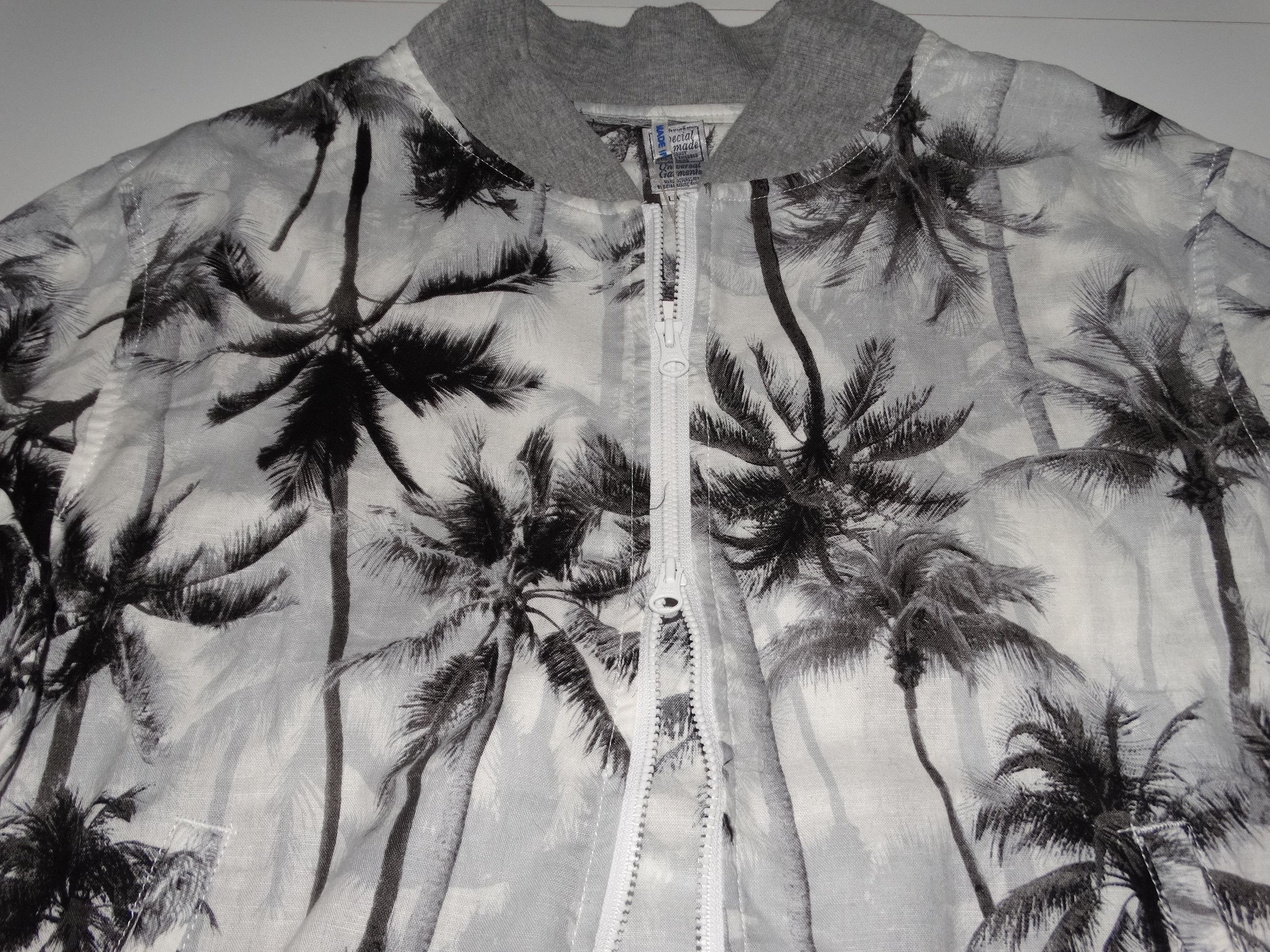 Beams Plus × Japanese Brand Y17 bomber jacket 3/4 sleeves flowers floral heather M/L Size US M / EU 48-50 / 2 - 6 Thumbnail