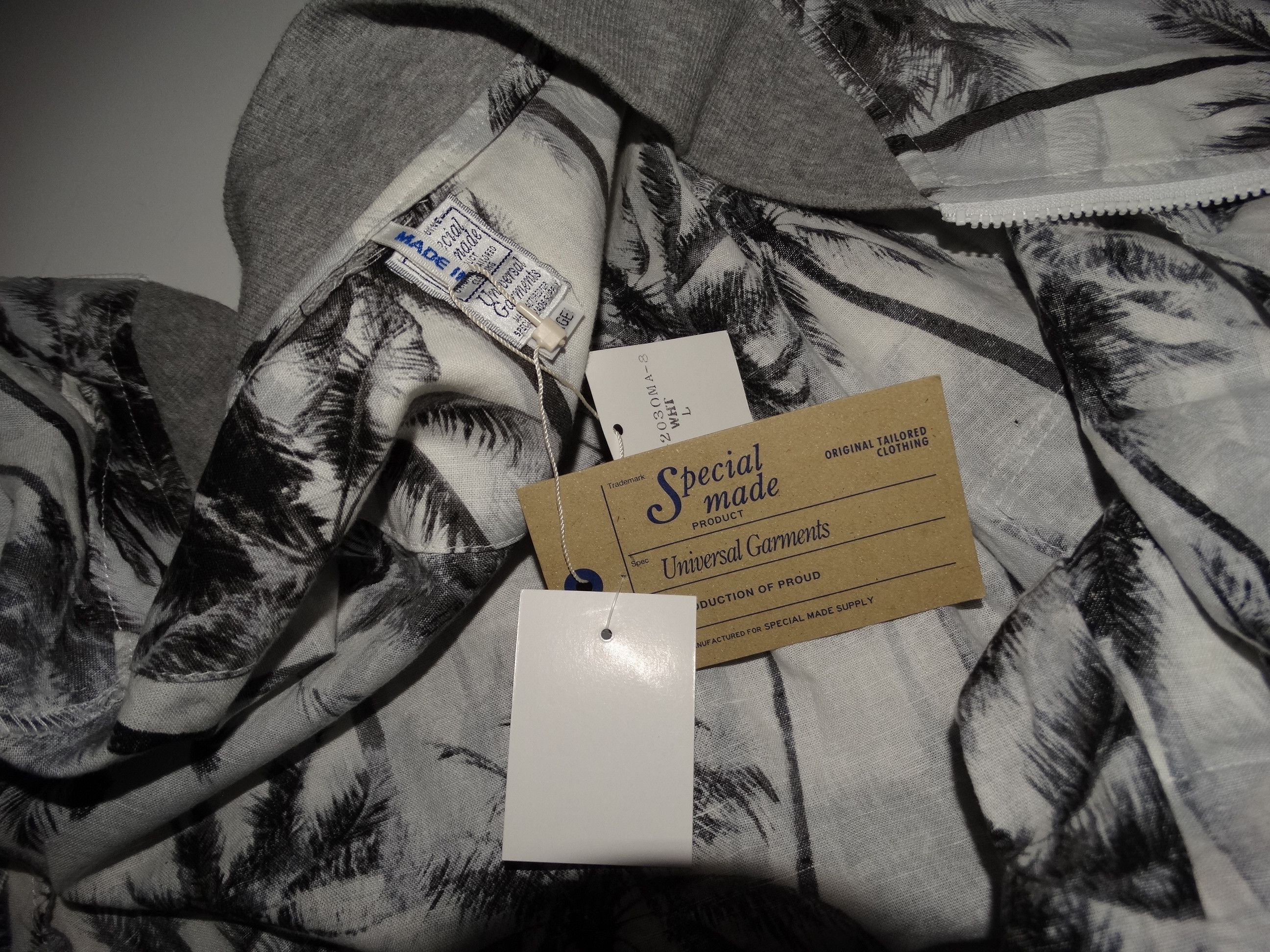 Beams Plus × Japanese Brand Y17 bomber jacket 3/4 sleeves flowers floral heather M/L Size US M / EU 48-50 / 2 - 3 Thumbnail