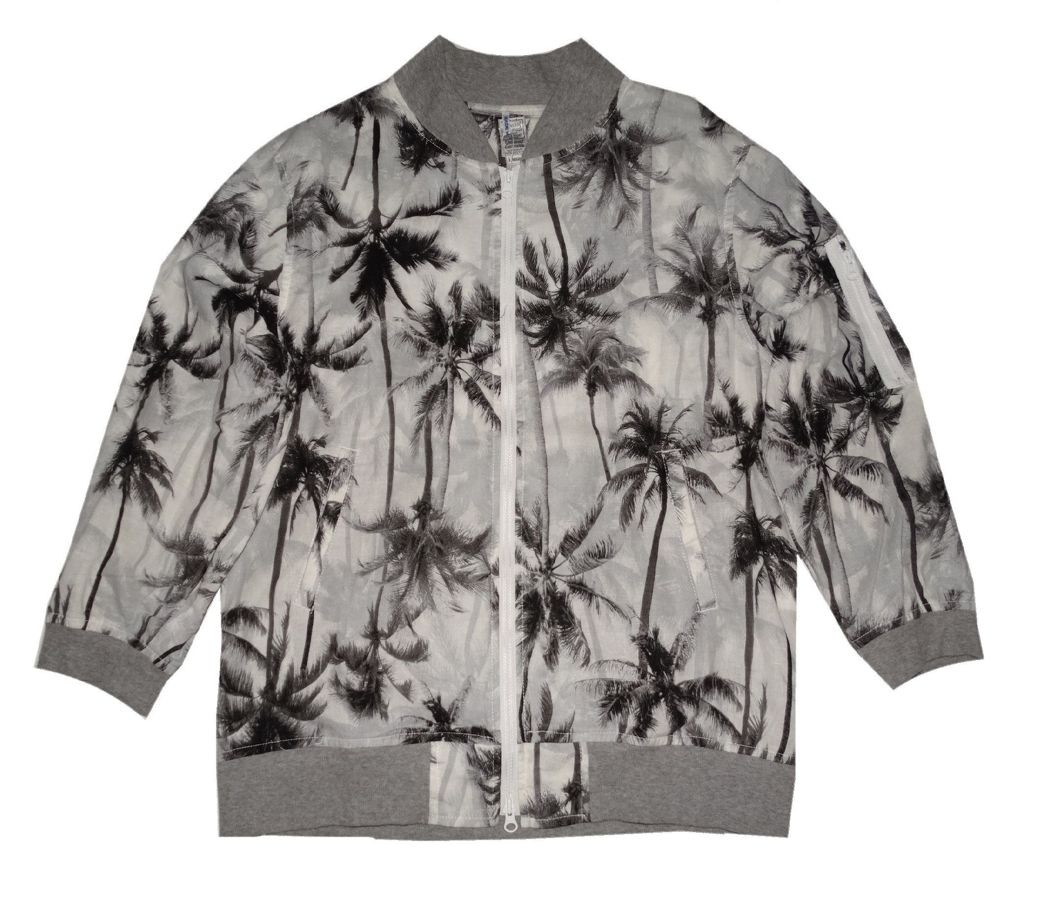 Beams Plus × Japanese Brand Y17 bomber jacket 3/4 sleeves flowers floral heather M/L Size US M / EU 48-50 / 2 - 2 Thumbnail