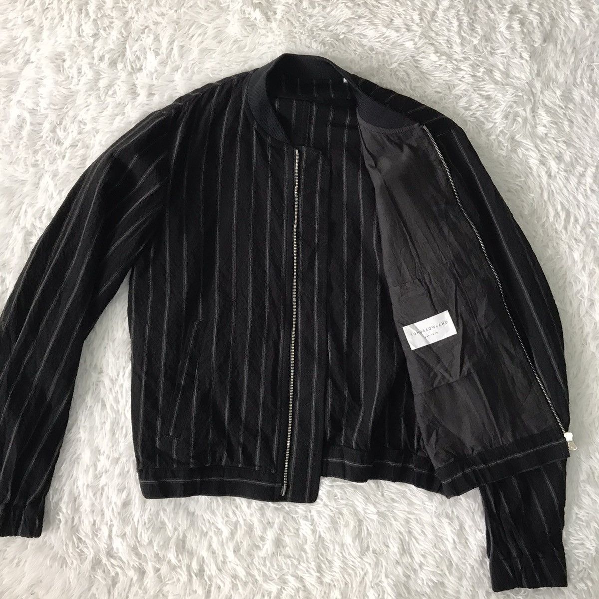 Japanese Brand 💥Steals💥Nice Stripes Blend Wool Tomorrowland Jacket Size US M / EU 48-50 / 2 - 12 Thumbnail