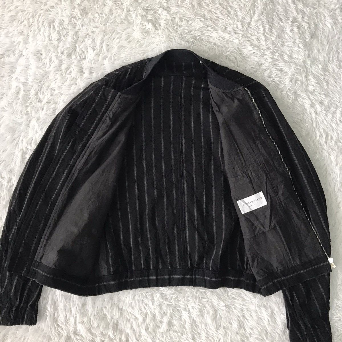 Japanese Brand 💥Steals💥Nice Stripes Blend Wool Tomorrowland Jacket Size US M / EU 48-50 / 2 - 13 Thumbnail