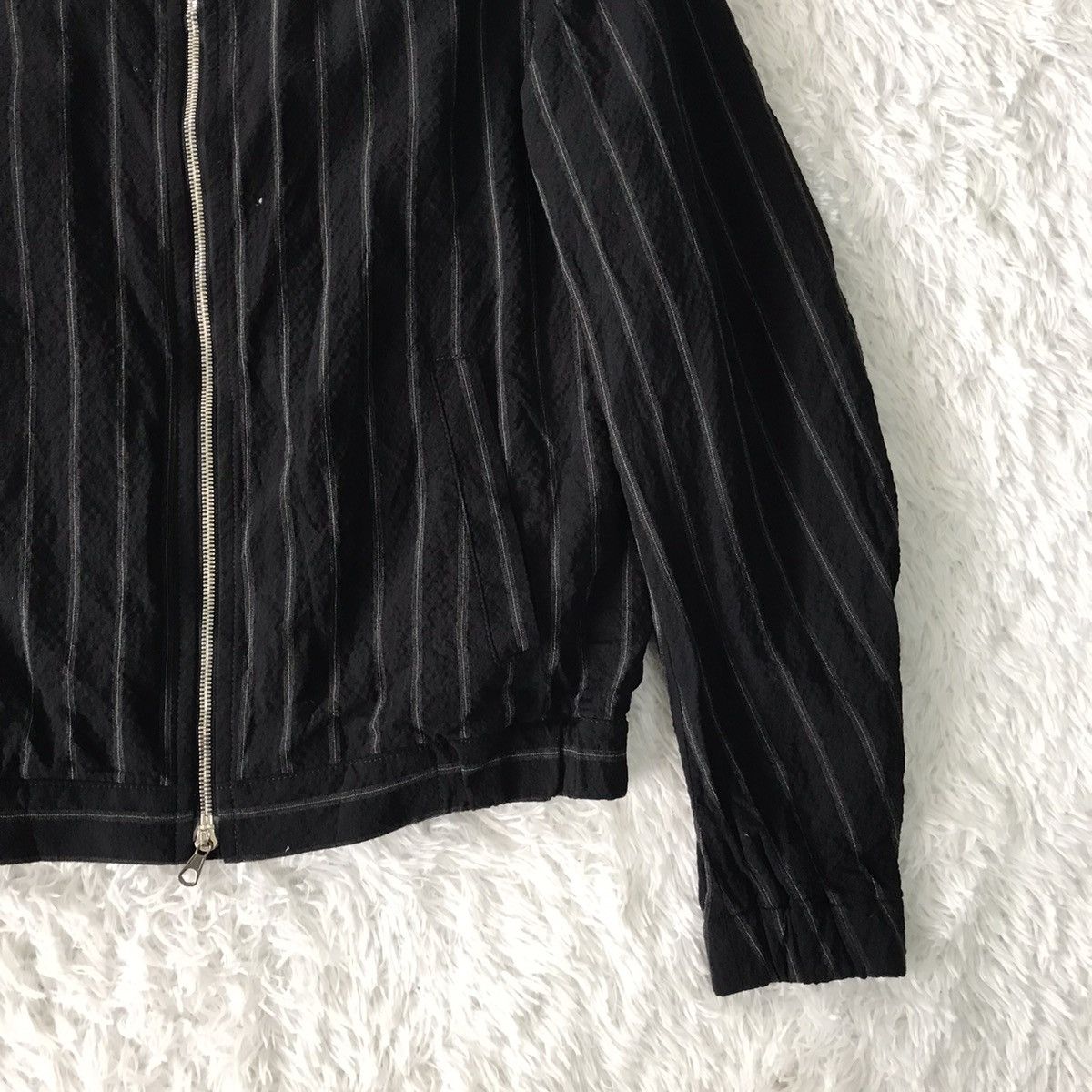 Japanese Brand 💥Steals💥Nice Stripes Blend Wool Tomorrowland Jacket Size US M / EU 48-50 / 2 - 4 Thumbnail
