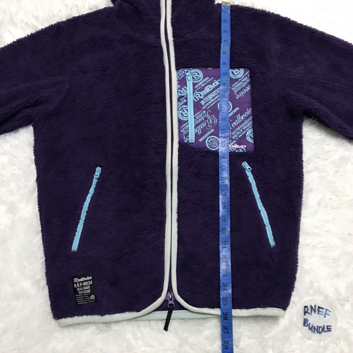 Japanese Brand RealBvoice Deep Pile Jacket Shark hoodie design Size US M / EU 48-50 / 2 - 9 Thumbnail