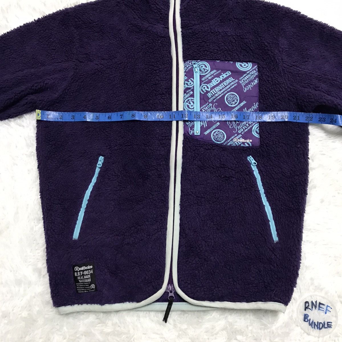 Japanese Brand RealBvoice Deep Pile Jacket Shark hoodie design Size US M / EU 48-50 / 2 - 7 Thumbnail