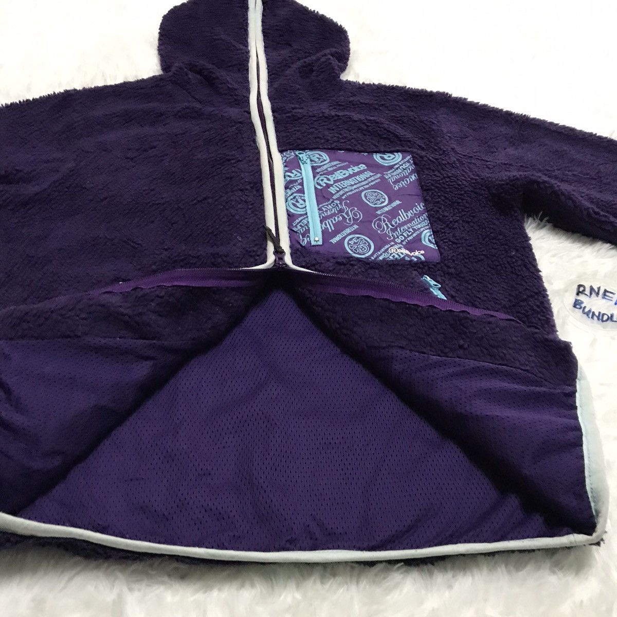 Japanese Brand RealBvoice Deep Pile Jacket Shark hoodie design Size US M / EU 48-50 / 2 - 12 Thumbnail