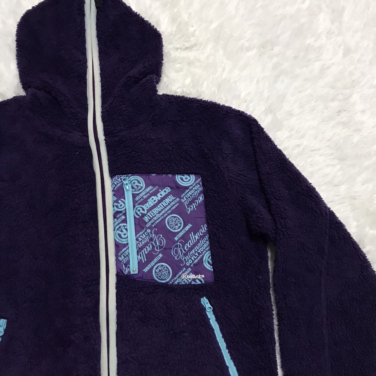 Japanese Brand RealBvoice Deep Pile Jacket Shark hoodie design Size US M / EU 48-50 / 2 - 5 Thumbnail