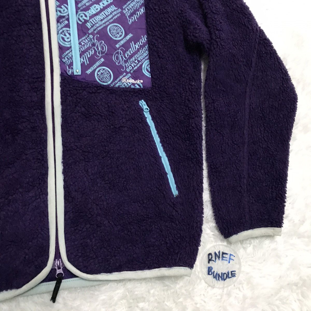 Japanese Brand RealBvoice Deep Pile Jacket Shark hoodie design Size US M / EU 48-50 / 2 - 4 Thumbnail