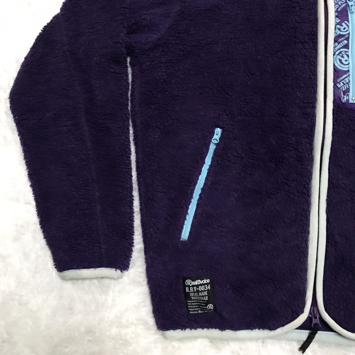 Japanese Brand RealBvoice Deep Pile Jacket Shark hoodie design Size US M / EU 48-50 / 2 - 3 Thumbnail