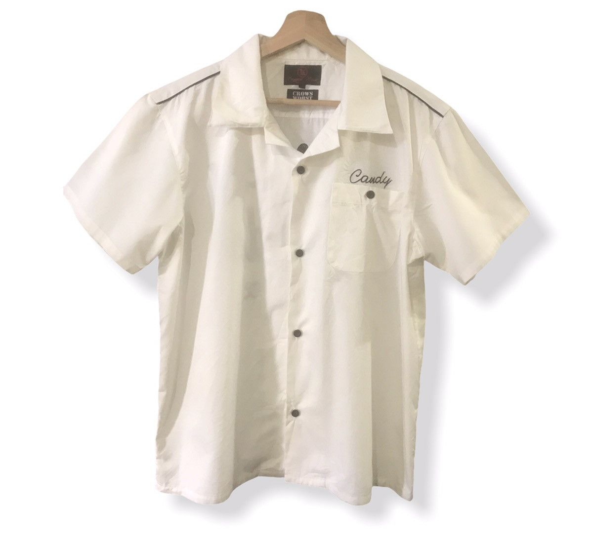 Anime Hiroshi Takahashi Crows X Worst X Cropped Head Biker Shirt Size US L / EU 52-54 / 3 - 3 Thumbnail
