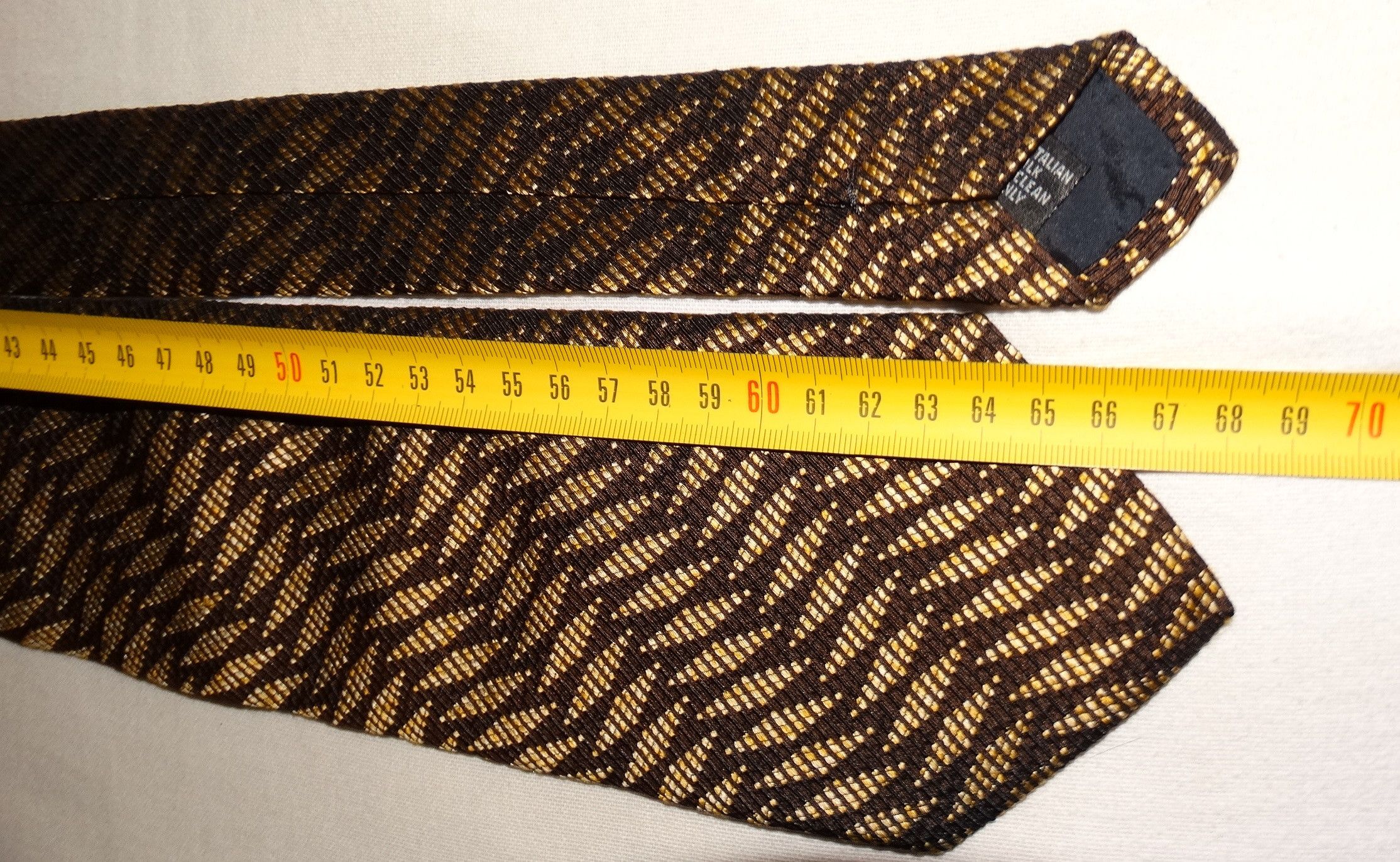 Coach T4 Coach monogram wave handmade tie Made in Italy silk Size ONE SIZE - 7 Thumbnail