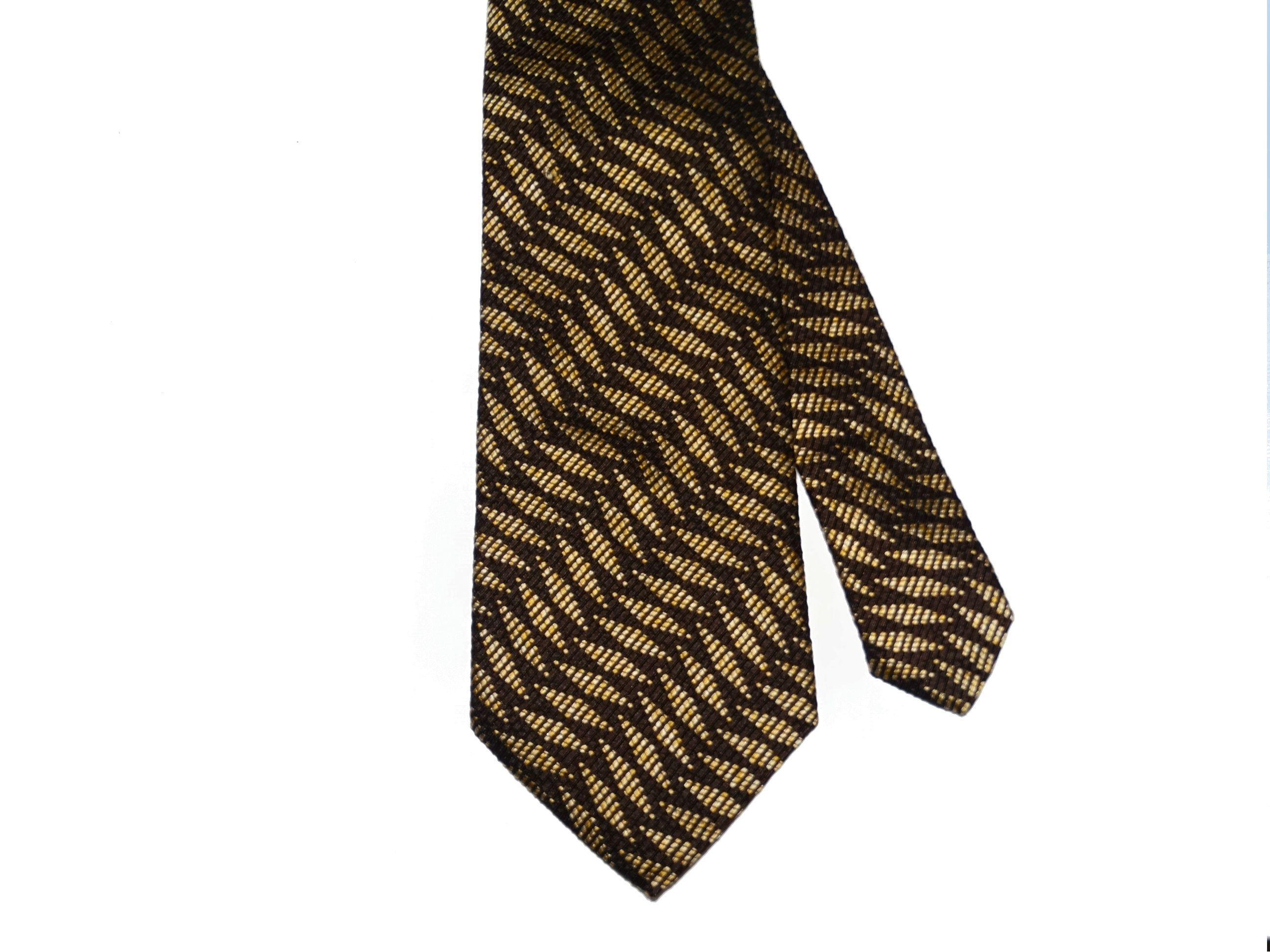 Coach T4 Coach monogram wave handmade tie Made in Italy silk Size ONE SIZE - 3 Thumbnail