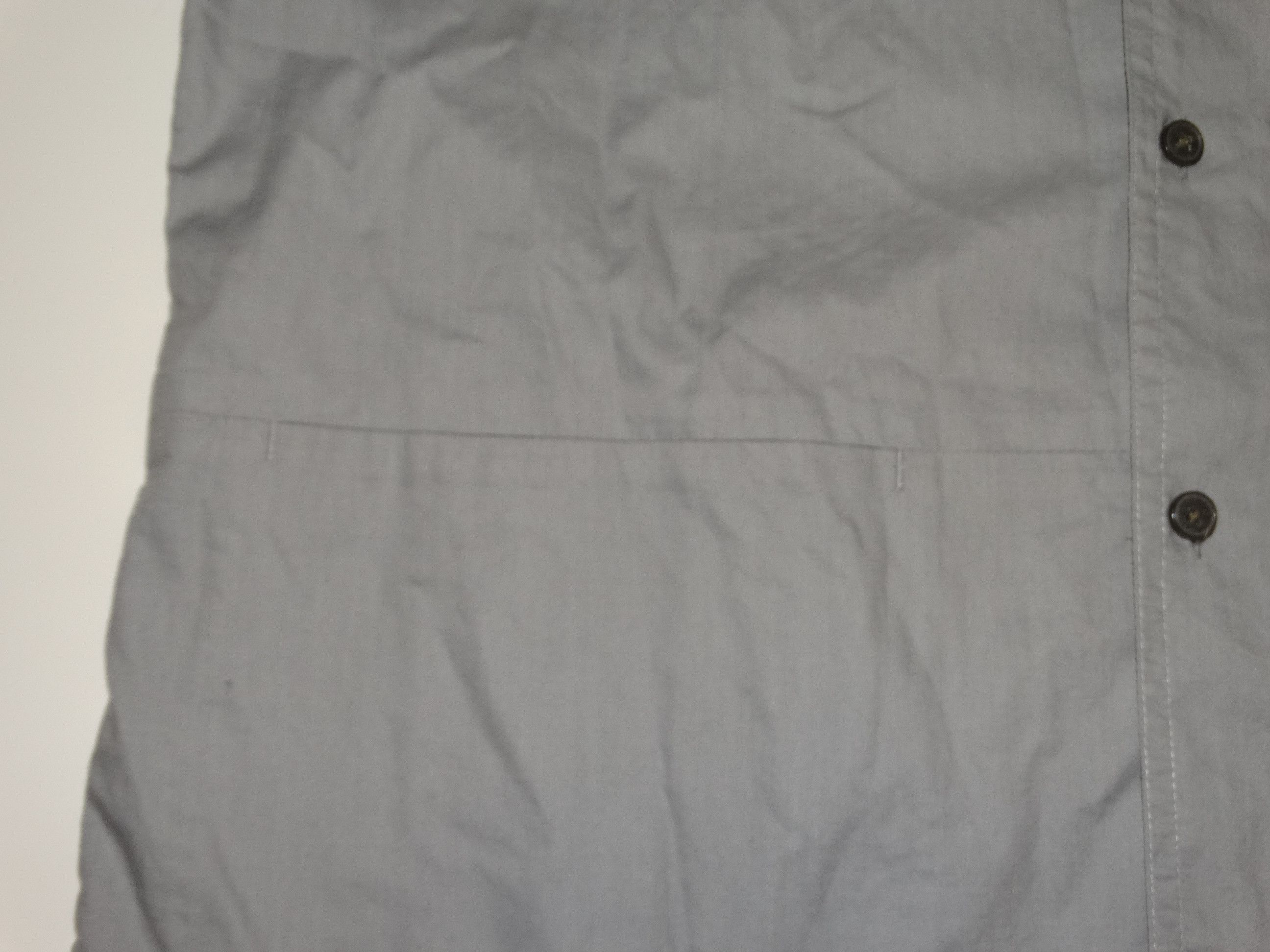 Armani × Armani Exchange × Giorgio Armani A12 Armani shirt unsleeves worker workwear 2 pockets Size US M / EU 48-50 / 2 - 6 Thumbnail