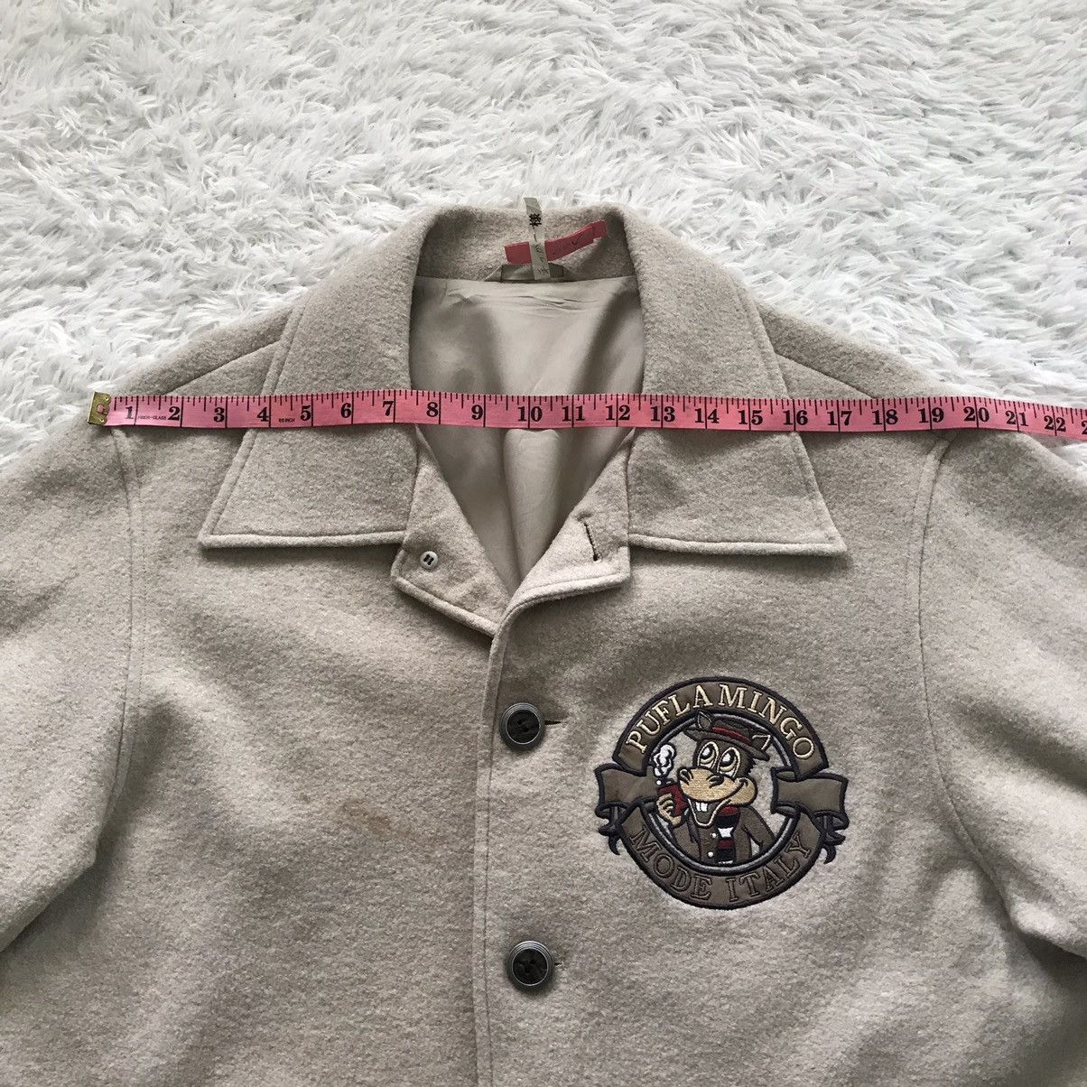 Japanese Brand 💥Nice Embroidered Pufla Mingo Wool Coat Jacket Size US L / EU 52-54 / 3 - 21 Thumbnail