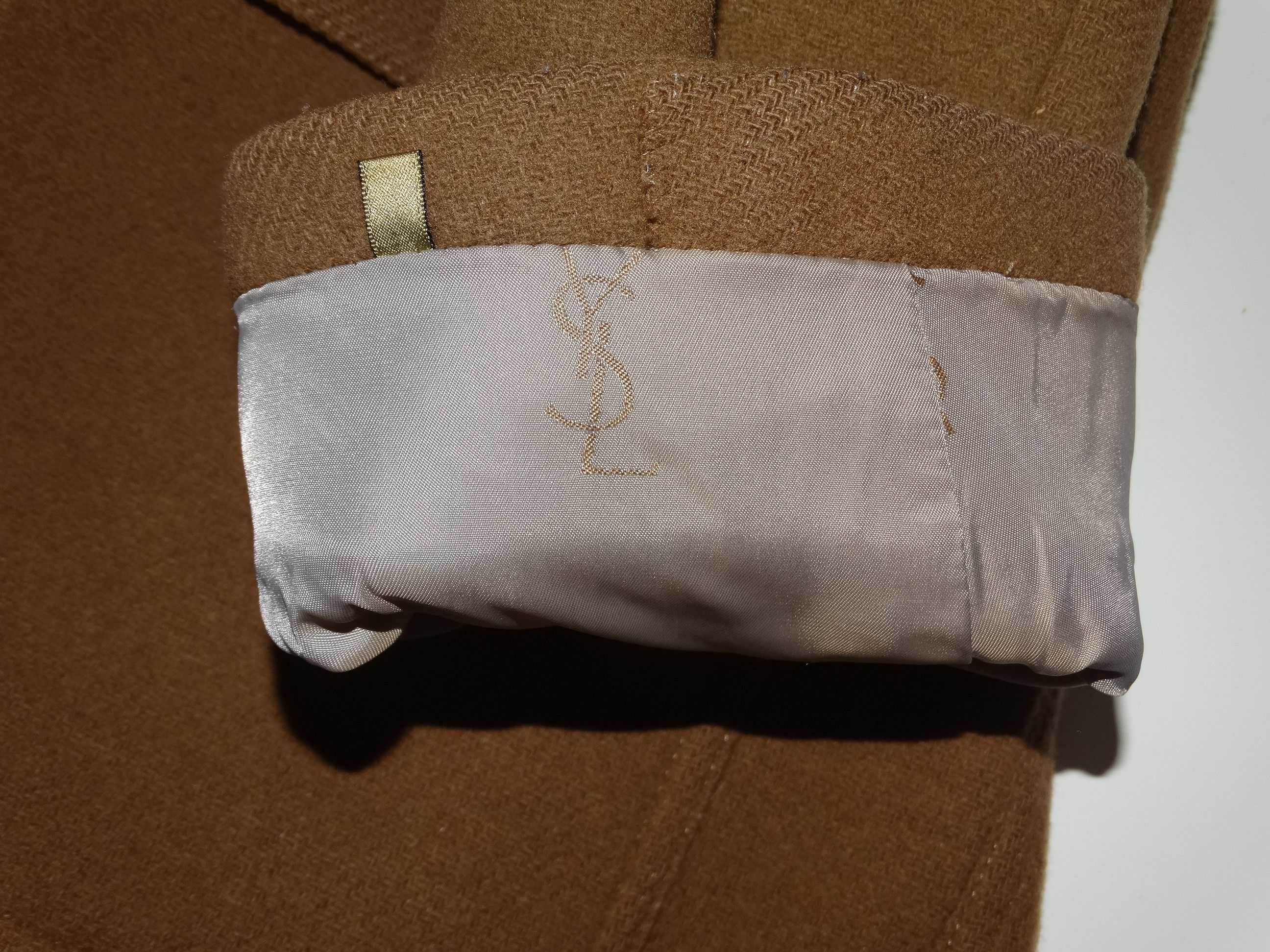 Saint Laurent Paris × Yves Saint Laurent Y30 YSl woolmark wool 8 bouton big coat trench caban jacket Size US M / EU 48-50 / 2 - 7 Thumbnail
