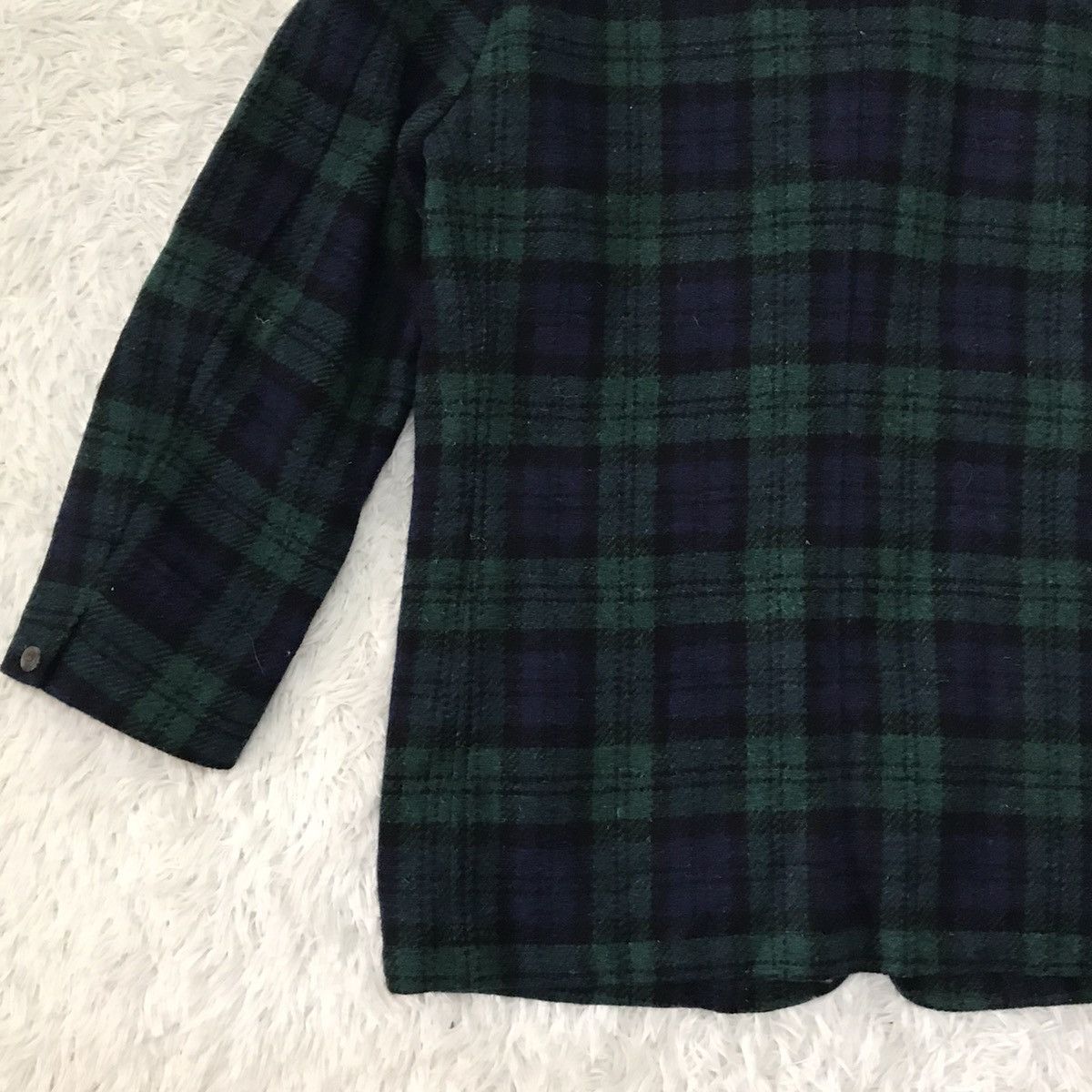 L.L. Bean Vtg LLBean Checkered Wool Jacket Size US L / EU 52-54 / 3 - 8 Thumbnail