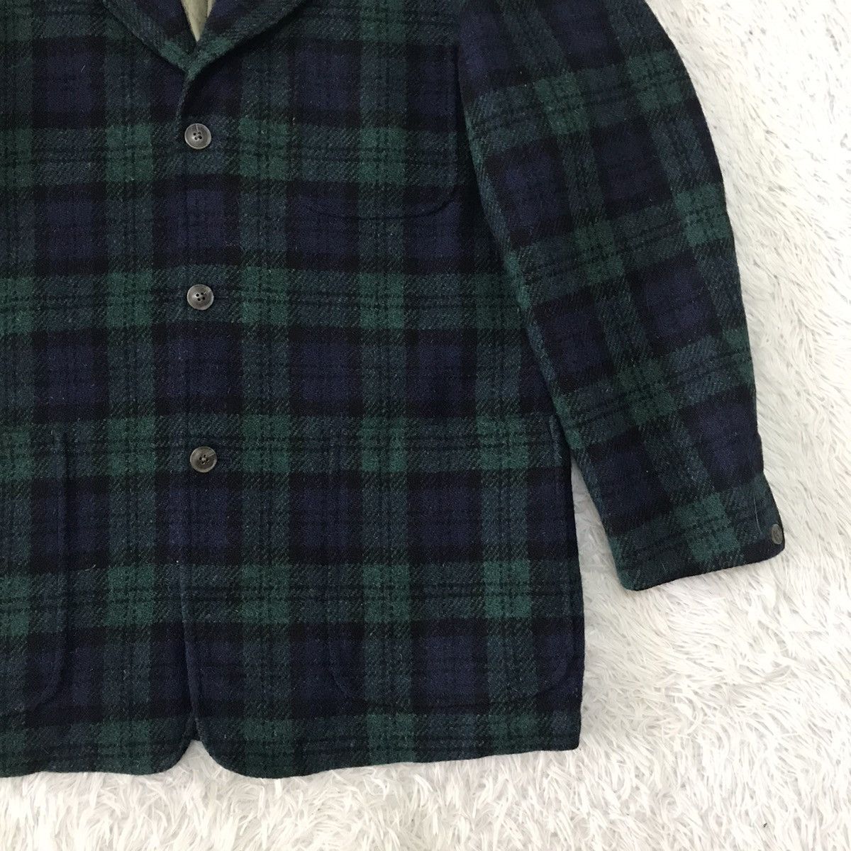 L.L. Bean Vtg LLBean Checkered Wool Jacket Size US L / EU 52-54 / 3 - 5 Thumbnail