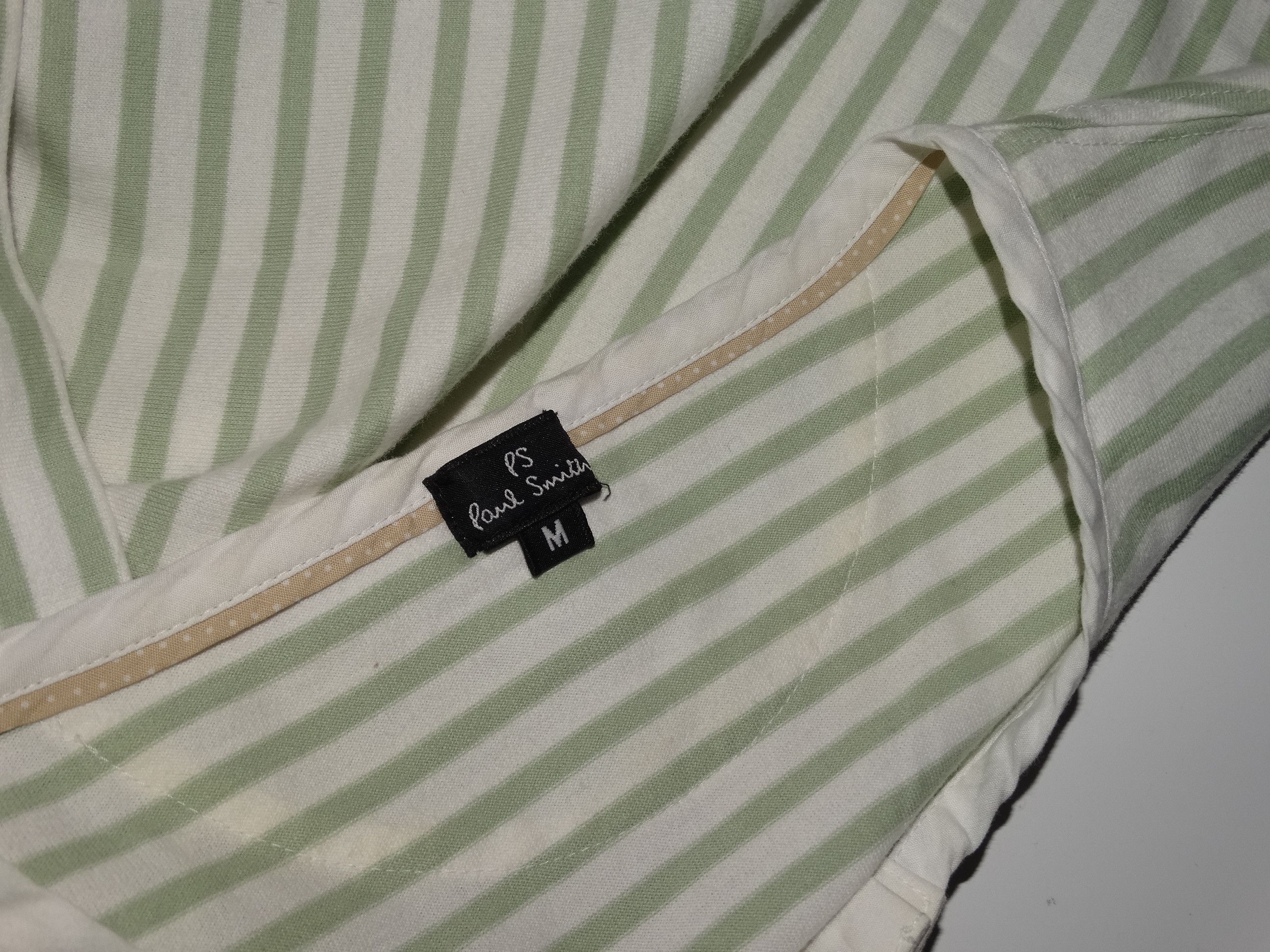 Paul Smith × Paul Smith Red Ear W37 P Smith buttons neck stripped button tee cotton S/M Size US M / EU 48-50 / 2 - 8 Thumbnail