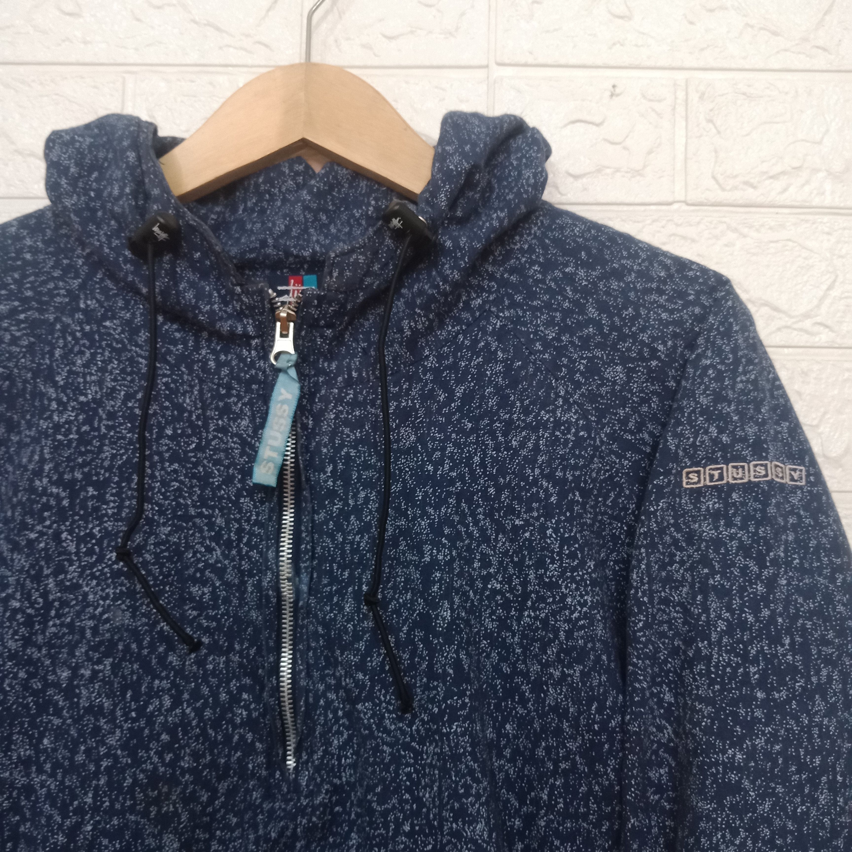 Stussy RARE Vintage stussy cagoule halfzip anorak hoodie Size US L / EU 52-54 / 3 - 2 Thumbnail