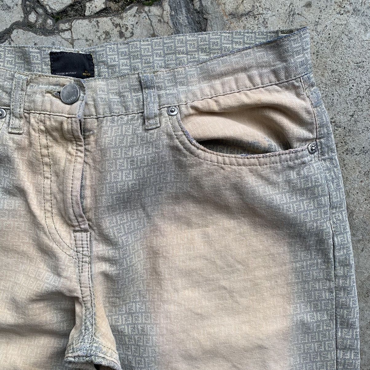 Fendi Fendi monogram denim jeans vintage Size 27" / US 4 / IT 40 - 3 Thumbnail