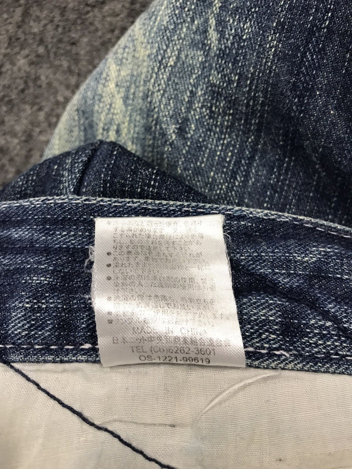Japanese Brand × Vintage Vtg Denim Erchange Wings Logo Distressed Design Size US 32 / EU 48 - 17 Thumbnail