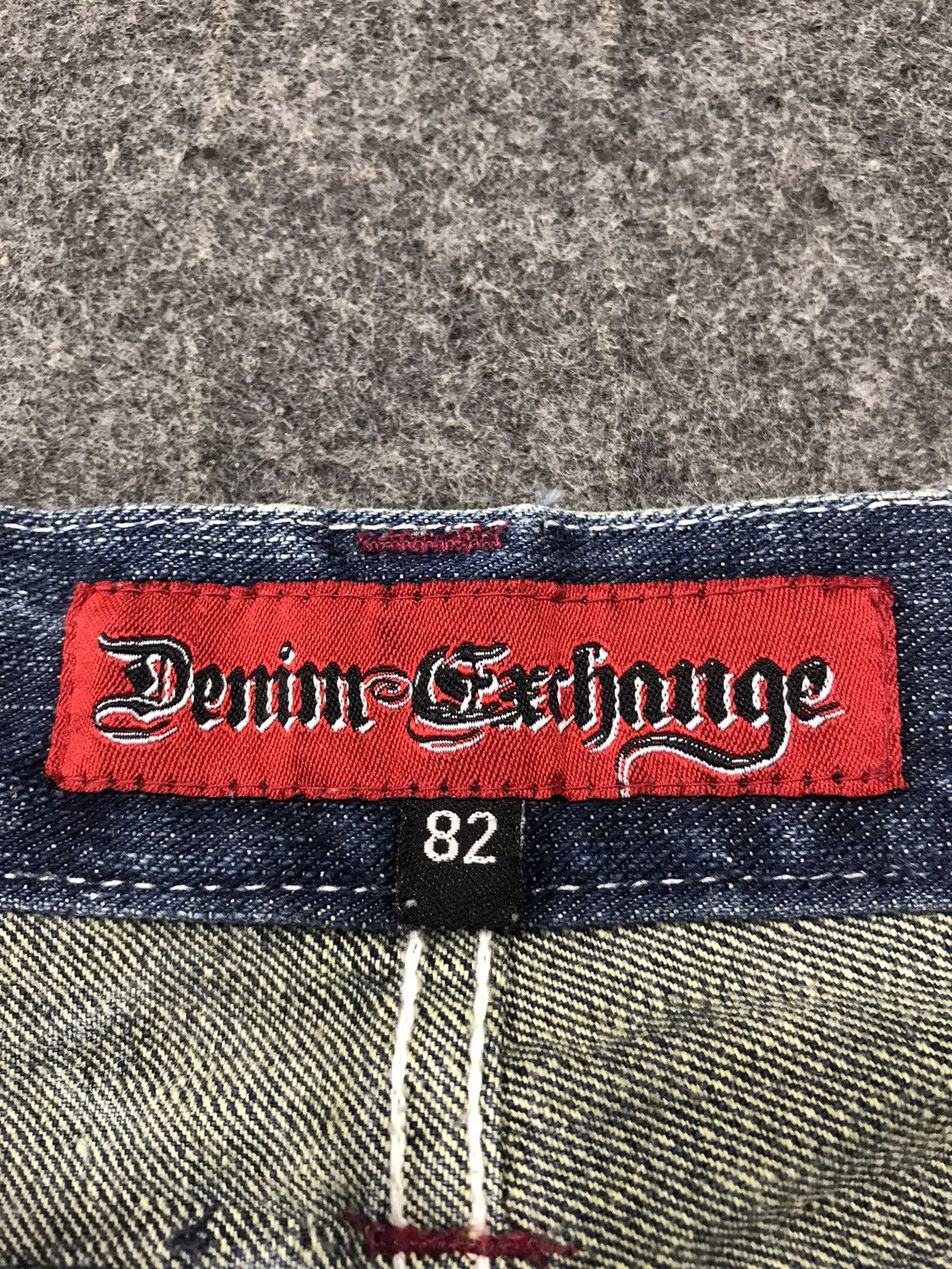 Japanese Brand × Vintage Vtg Denim Erchange Wings Logo Distressed Design Size US 32 / EU 48 - 15 Thumbnail