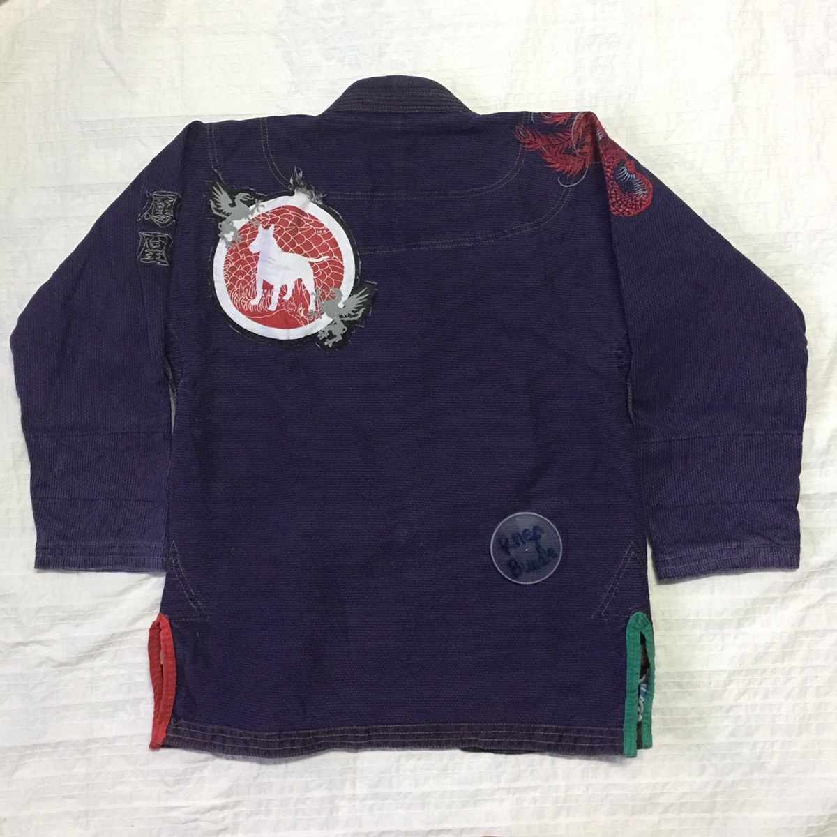 Japanese Brand Bullterrier fight gear embroider dragon kimono Size US M / EU 48-50 / 2 - 2 Thumbnail