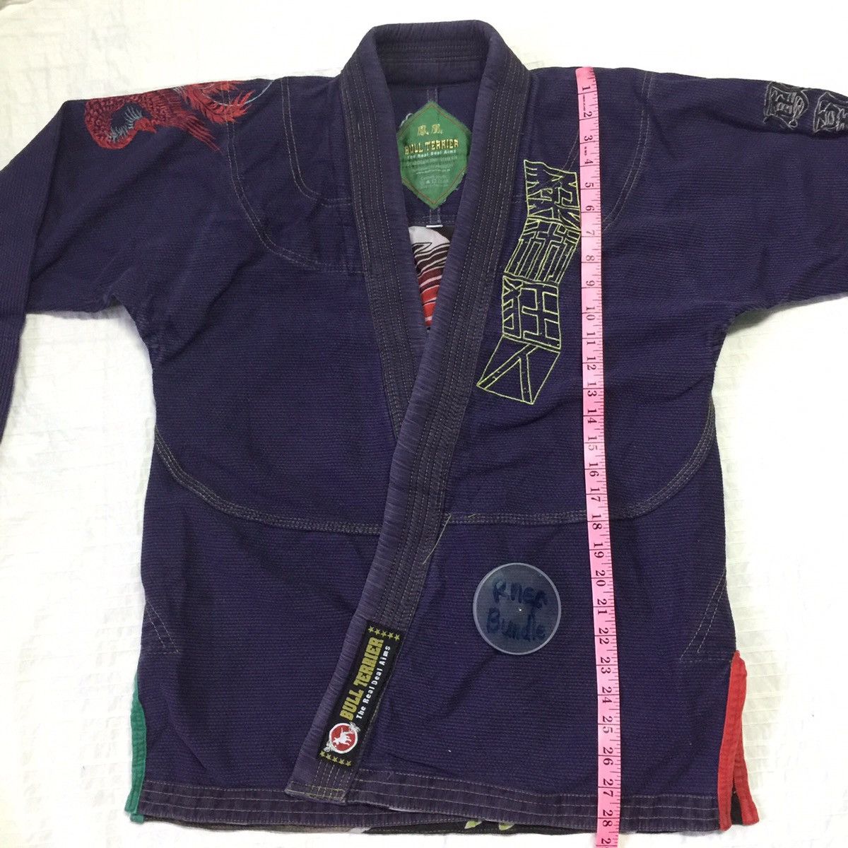 Japanese Brand Bullterrier fight gear embroider dragon kimono Size US M / EU 48-50 / 2 - 5 Thumbnail