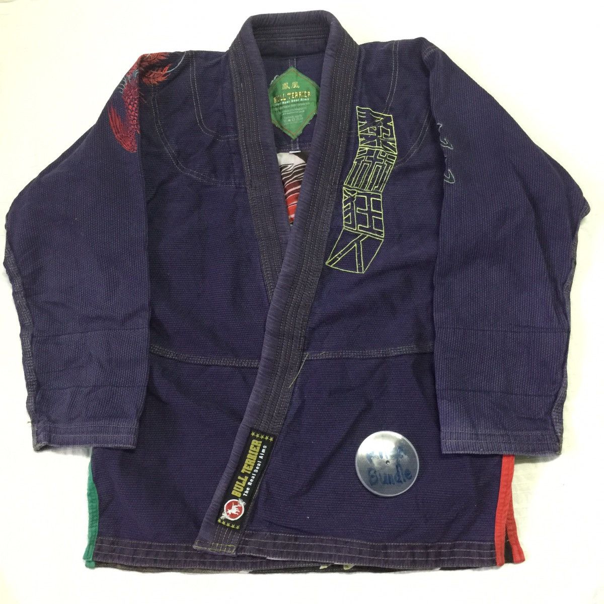 Japanese Brand Bullterrier fight gear embroider dragon kimono Size US M / EU 48-50 / 2 - 3 Thumbnail