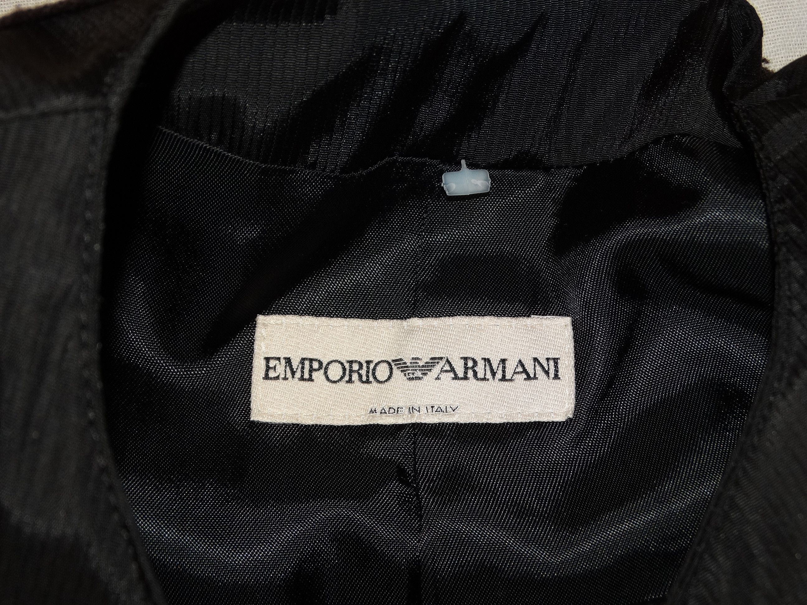 Emporio Armani × Giorgio Armani I30 Emporio armani jacket brown wool nylon made italy M Size M / US 6-8 / IT 42-44 - 2 Thumbnail