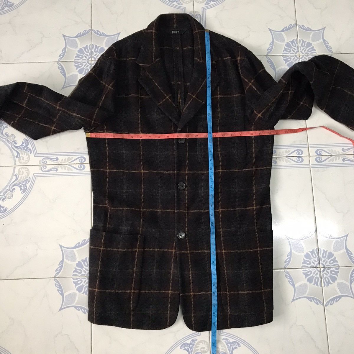 DKNY × MR & MRS ITALY Checkered DKNY Italian Fabric Jacket Made in Hungary Size US M / EU 48-50 / 2 - 13 Thumbnail