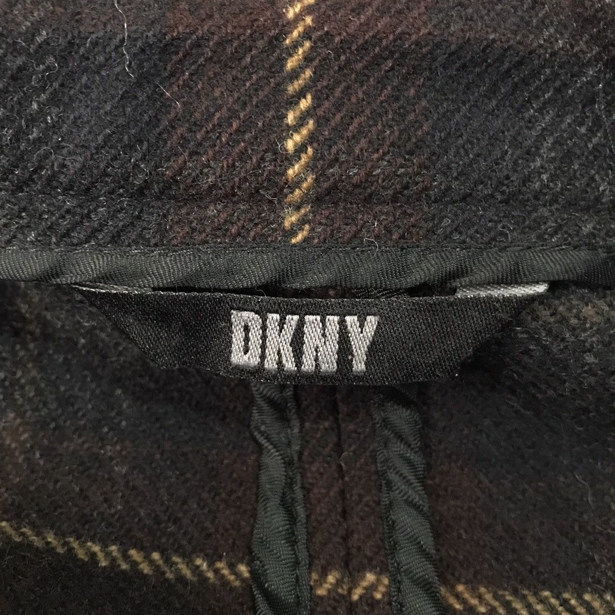 DKNY × MR & MRS ITALY Checkered DKNY Italian Fabric Jacket Made in Hungary Size US M / EU 48-50 / 2 - 16 Thumbnail