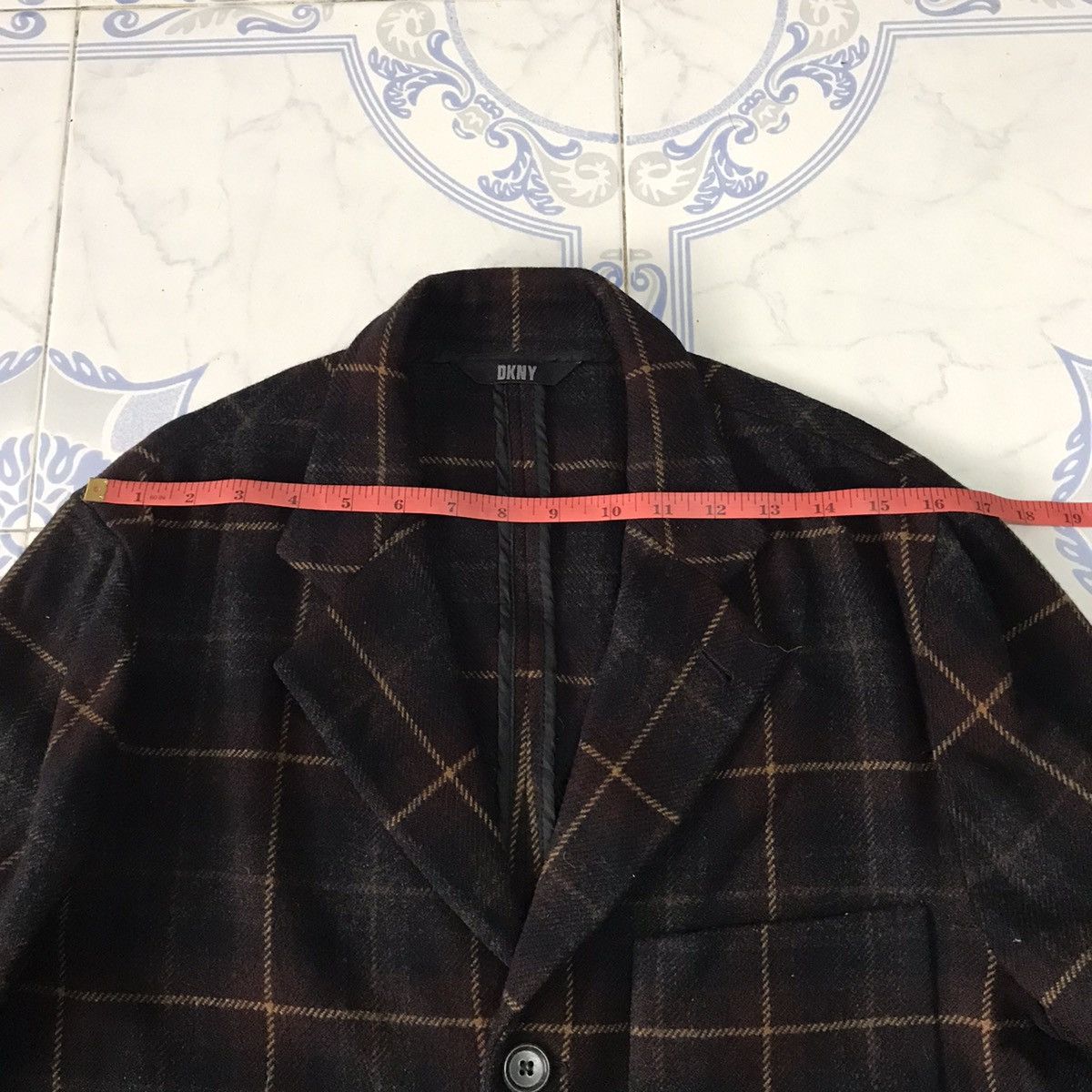 DKNY × MR & MRS ITALY Checkered DKNY Italian Fabric Jacket Made in Hungary Size US M / EU 48-50 / 2 - 14 Thumbnail