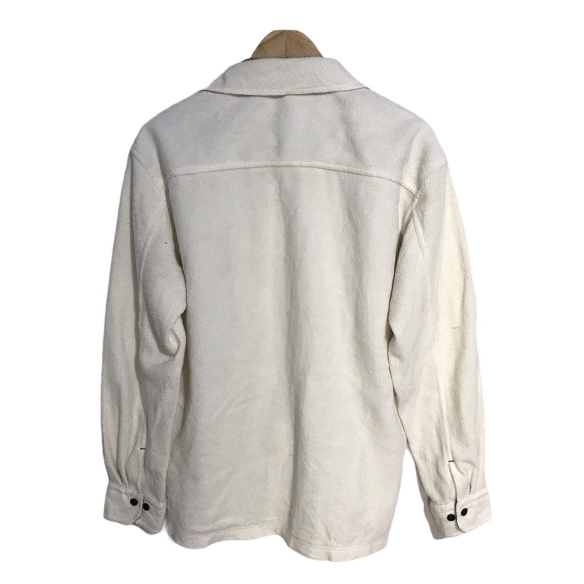 Jun men toweling button jacket nylon lining