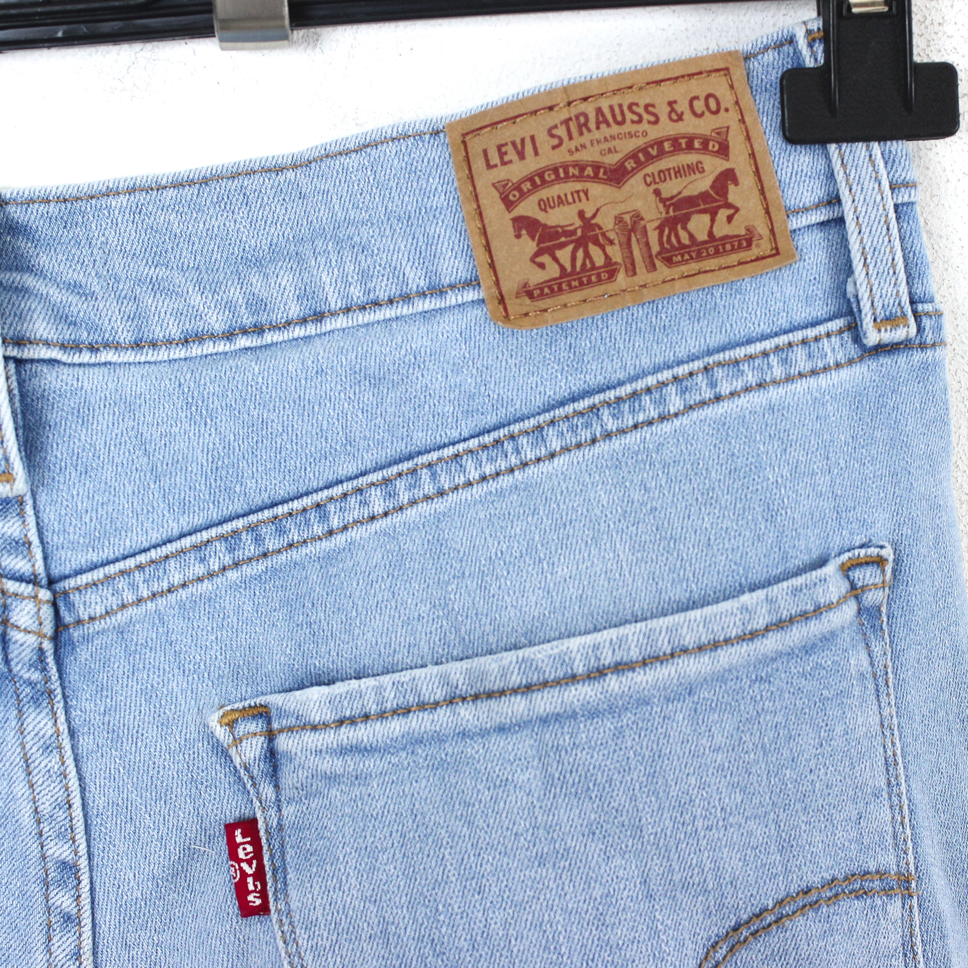 Levi's 724 W29 L30 High Rise Straight Jeans Denim Pants Trousers Size 29" - 4 Thumbnail