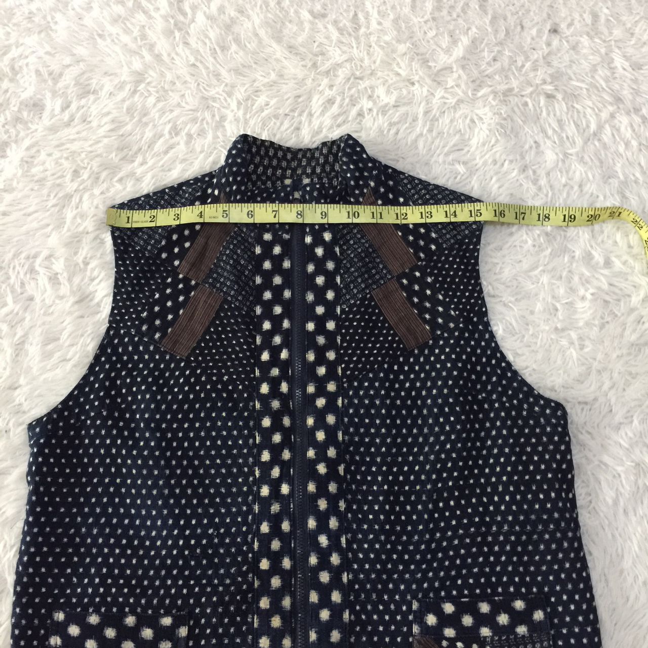 Japanese Brand Japanese styles sashiko boro noragi design patchwork vest Size US S / EU 44-46 / 1 - 4 Thumbnail